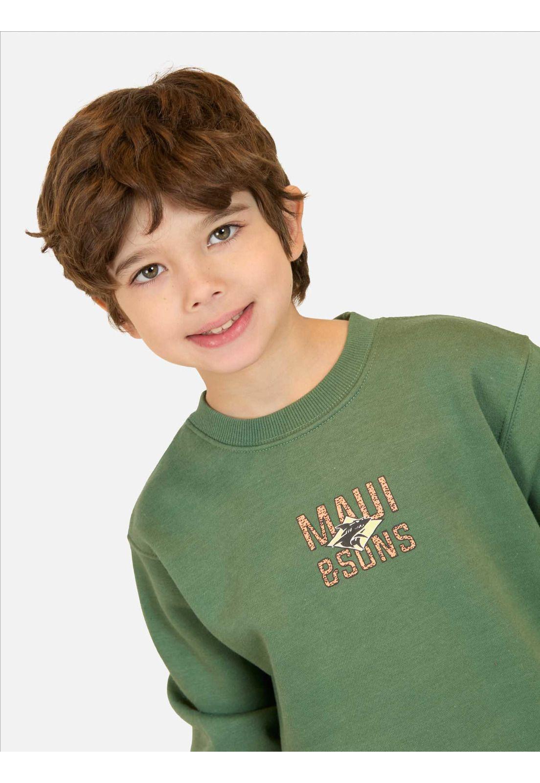 Poleron CR Wiwa Verde Infantil Maui and Sons-2