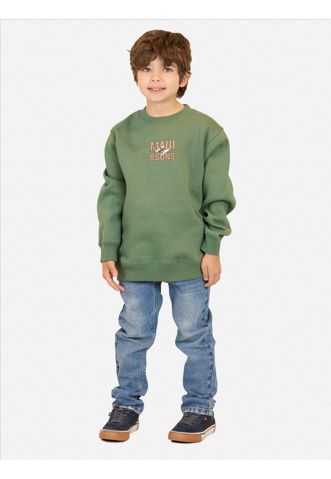 Poleron CR Wiwa Verde Infantil Maui and Sons-3