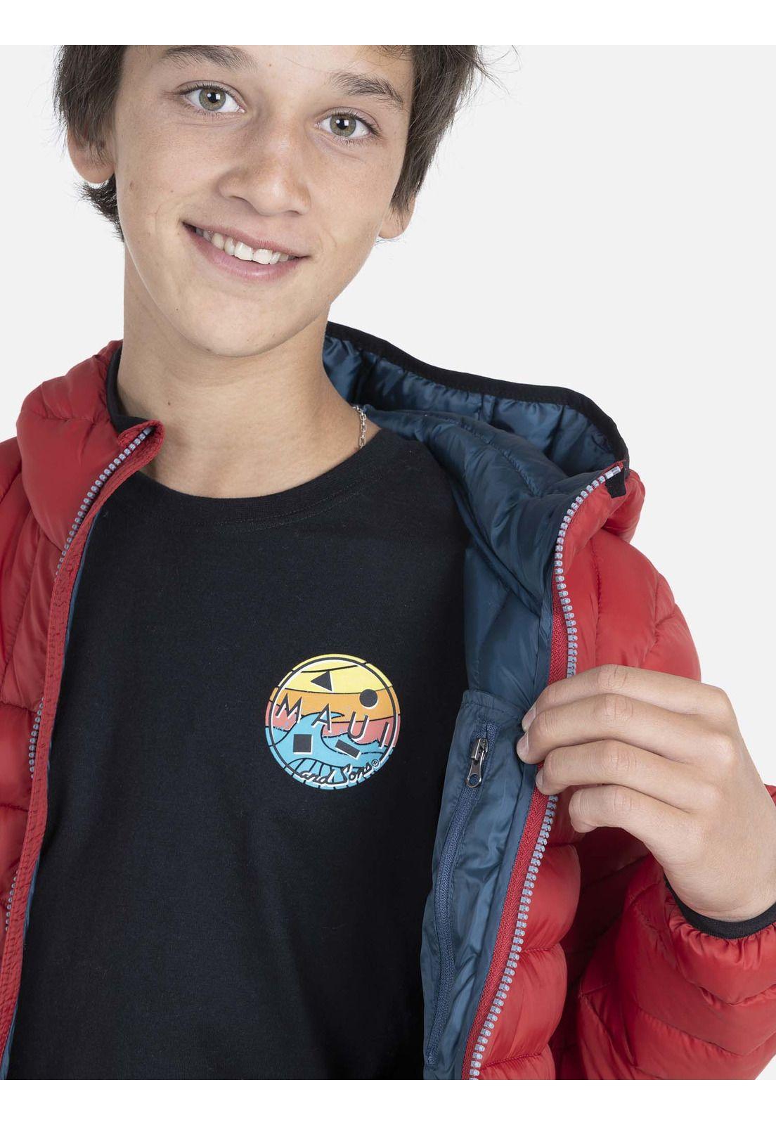 Parka Juvenil R.Y.L LIGHT QUILTED Rojo Maui and Sons-2