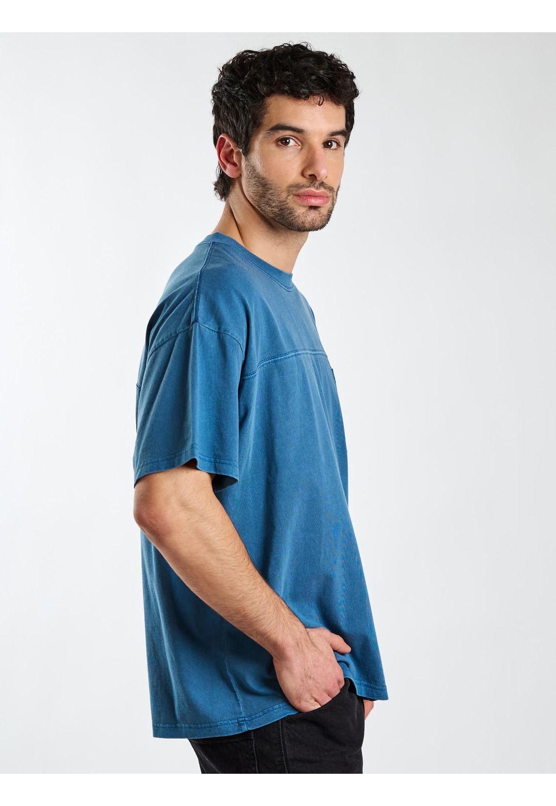 Polera Boxy Reallity Fab Azul Hombre Volcom-2