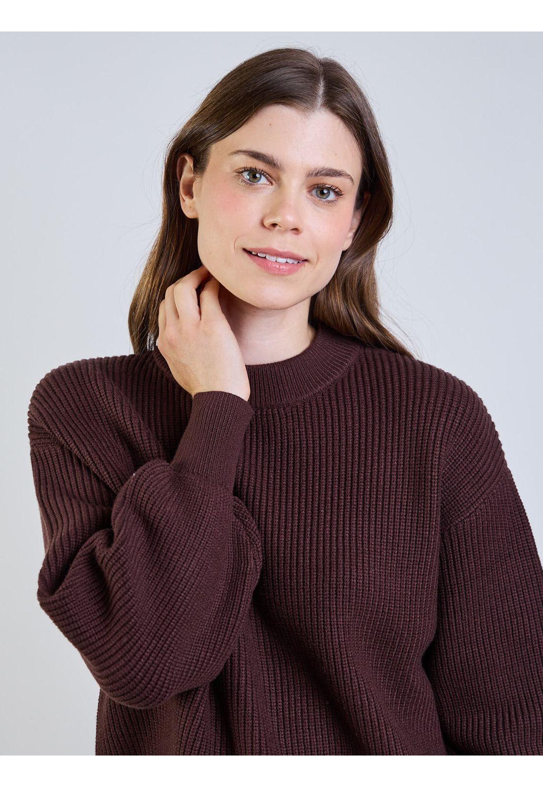 Sweater Flinta Café Mujer Maui And Sons-3