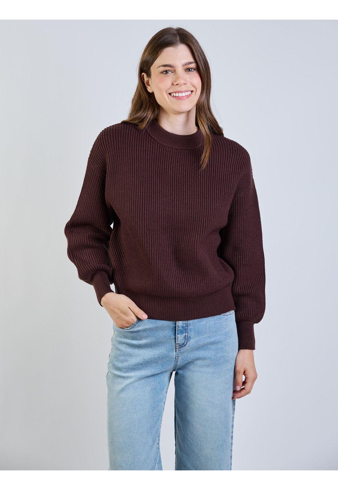 Sweater Flinta Café Mujer Maui And Sons-5