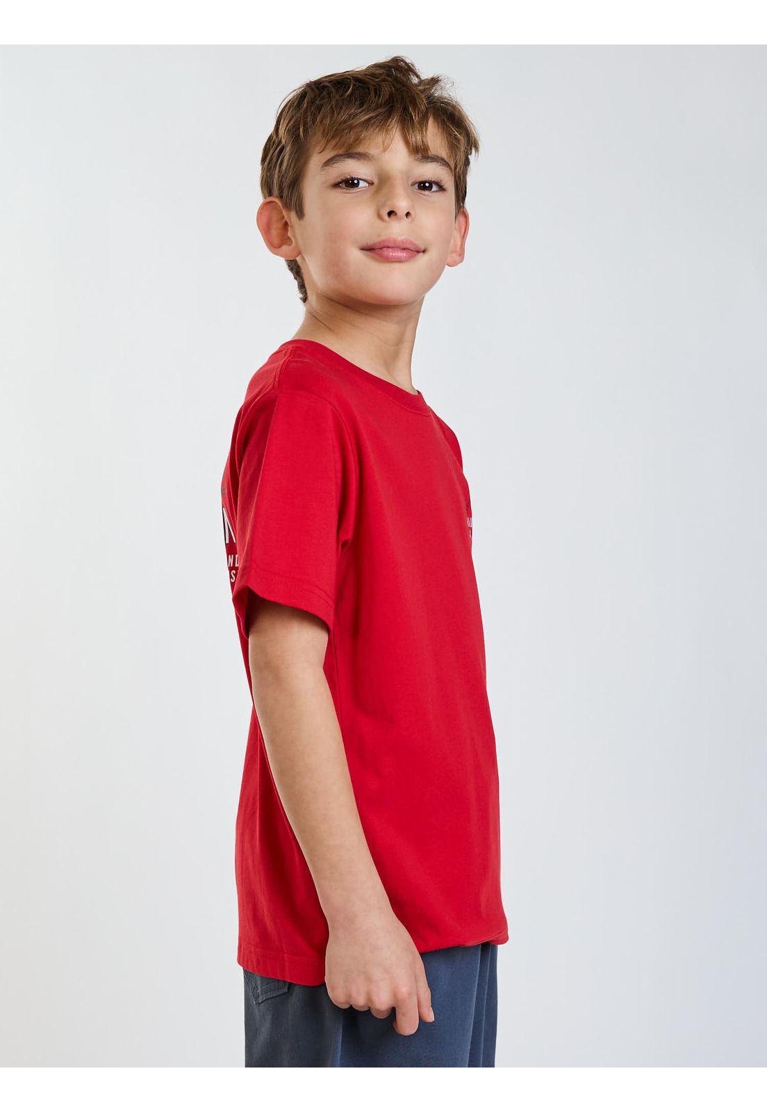 Polera MC Wild Rojo Infantil Maui and Sons-2