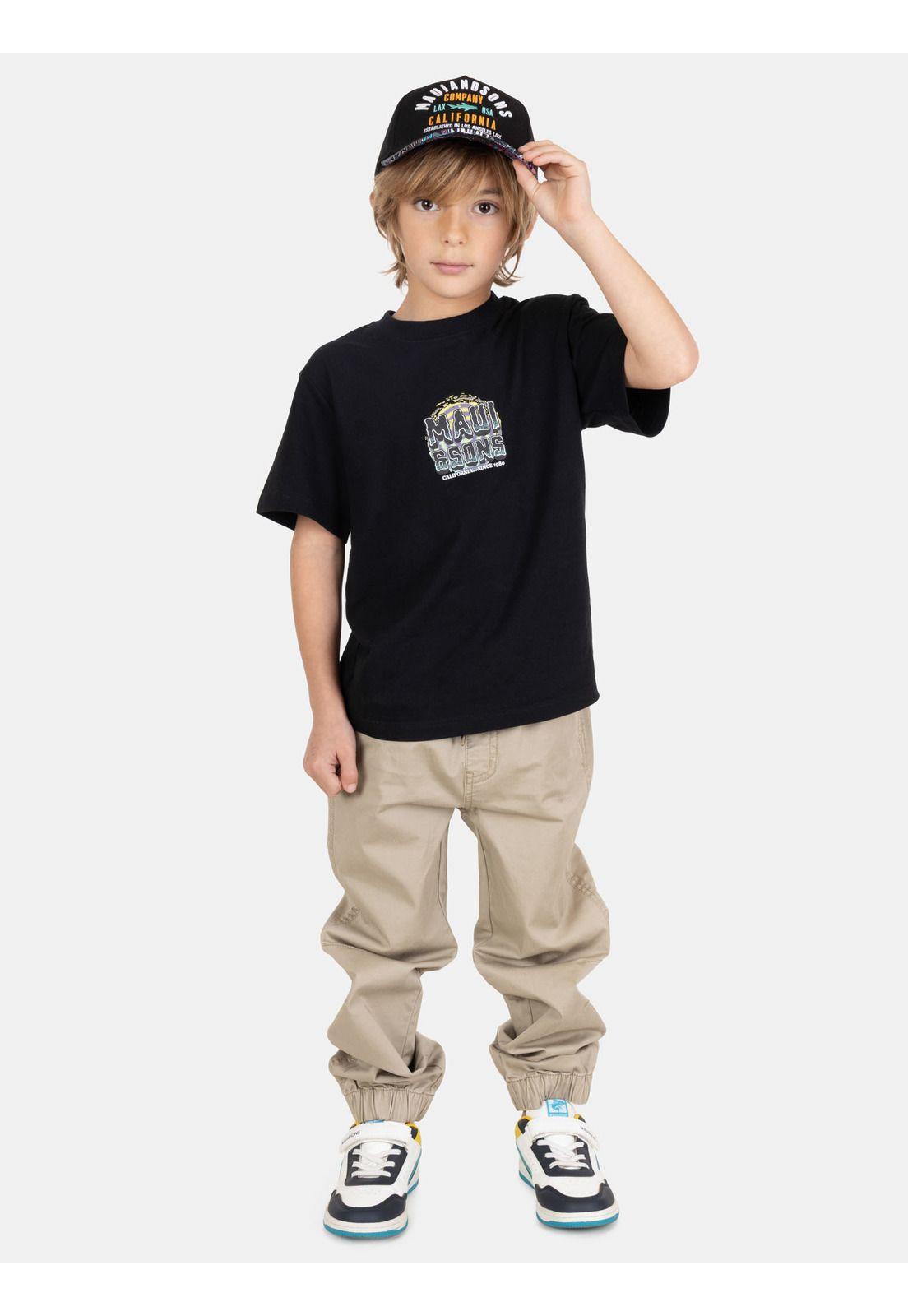 Polera MC SalViva Negro Infantil Maui And Sons-3