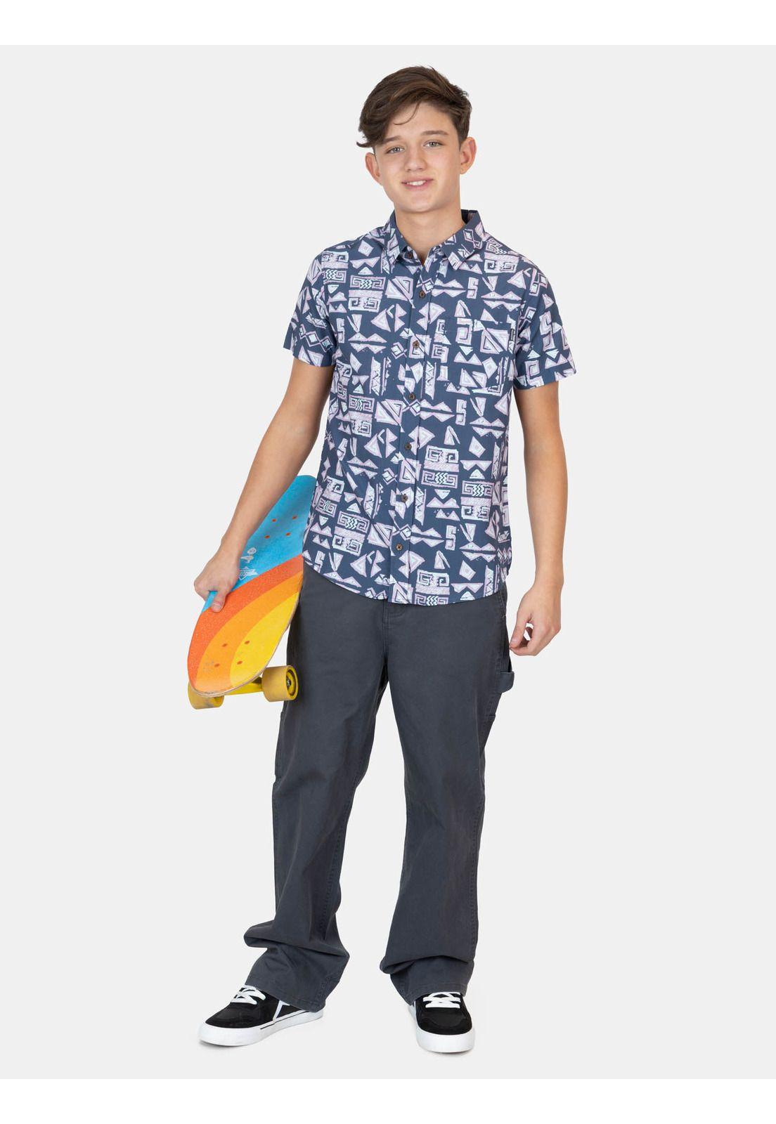 Camisa MC Ocevibe Multicolor Infantil Maui And Sons-3