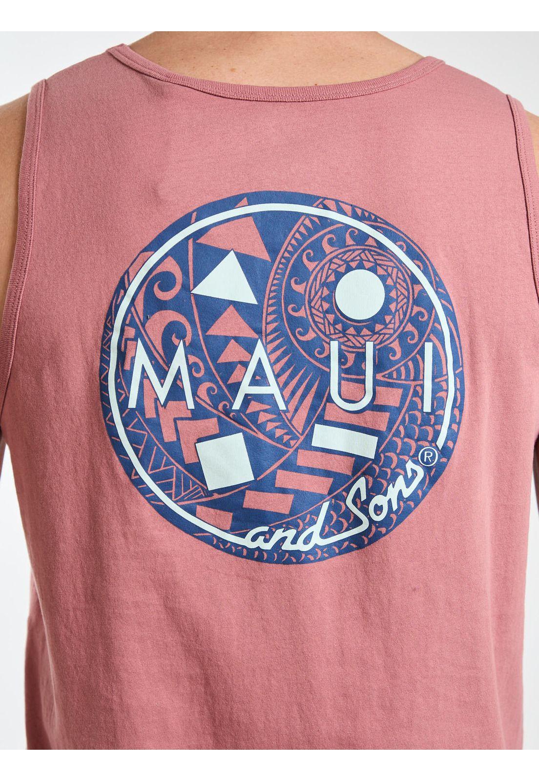 Polera SM Paradise Rosado Hombre Maui and Sons-3
