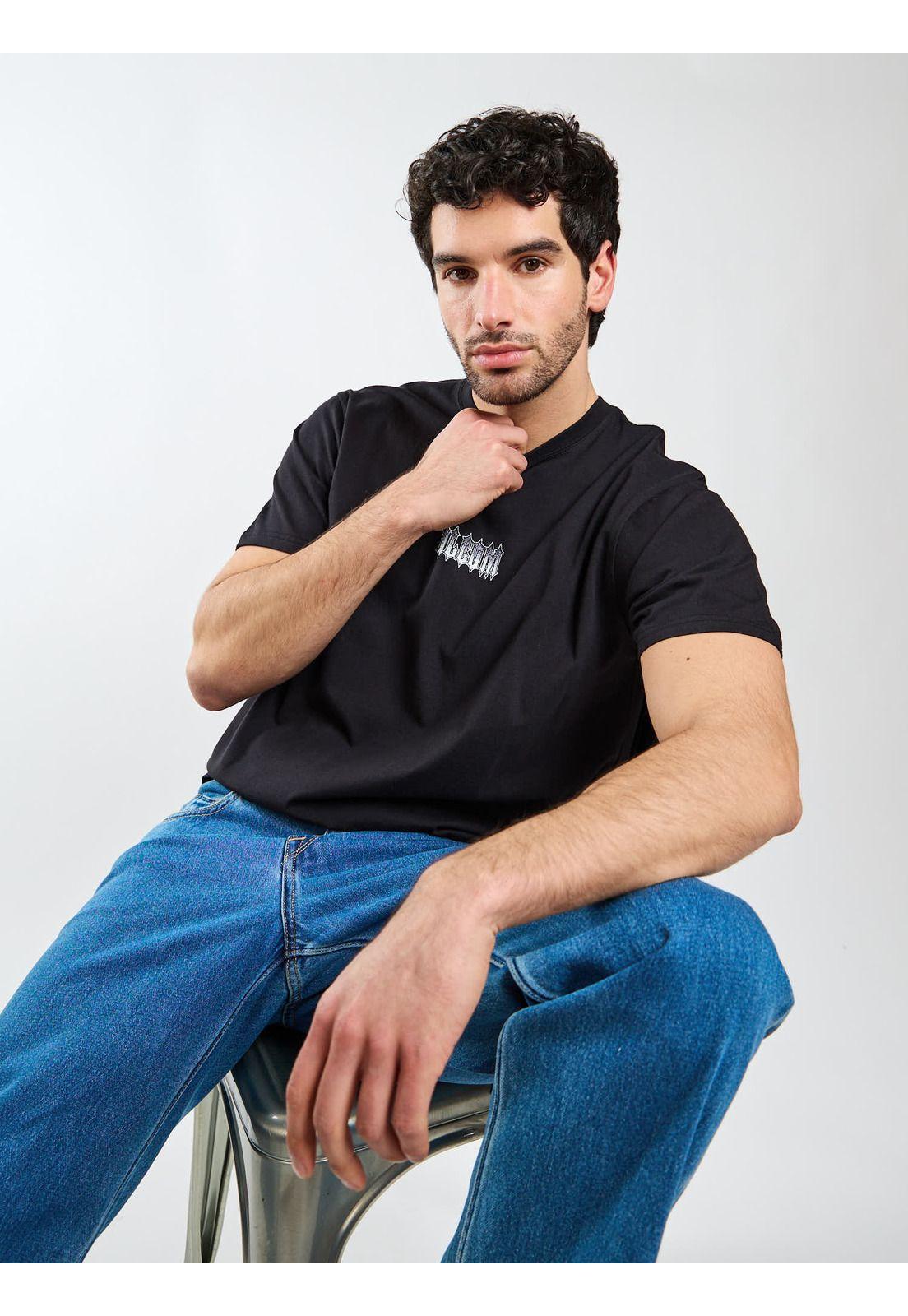 Polera MC Worker Certifico P Negro Hombre Volcom-6