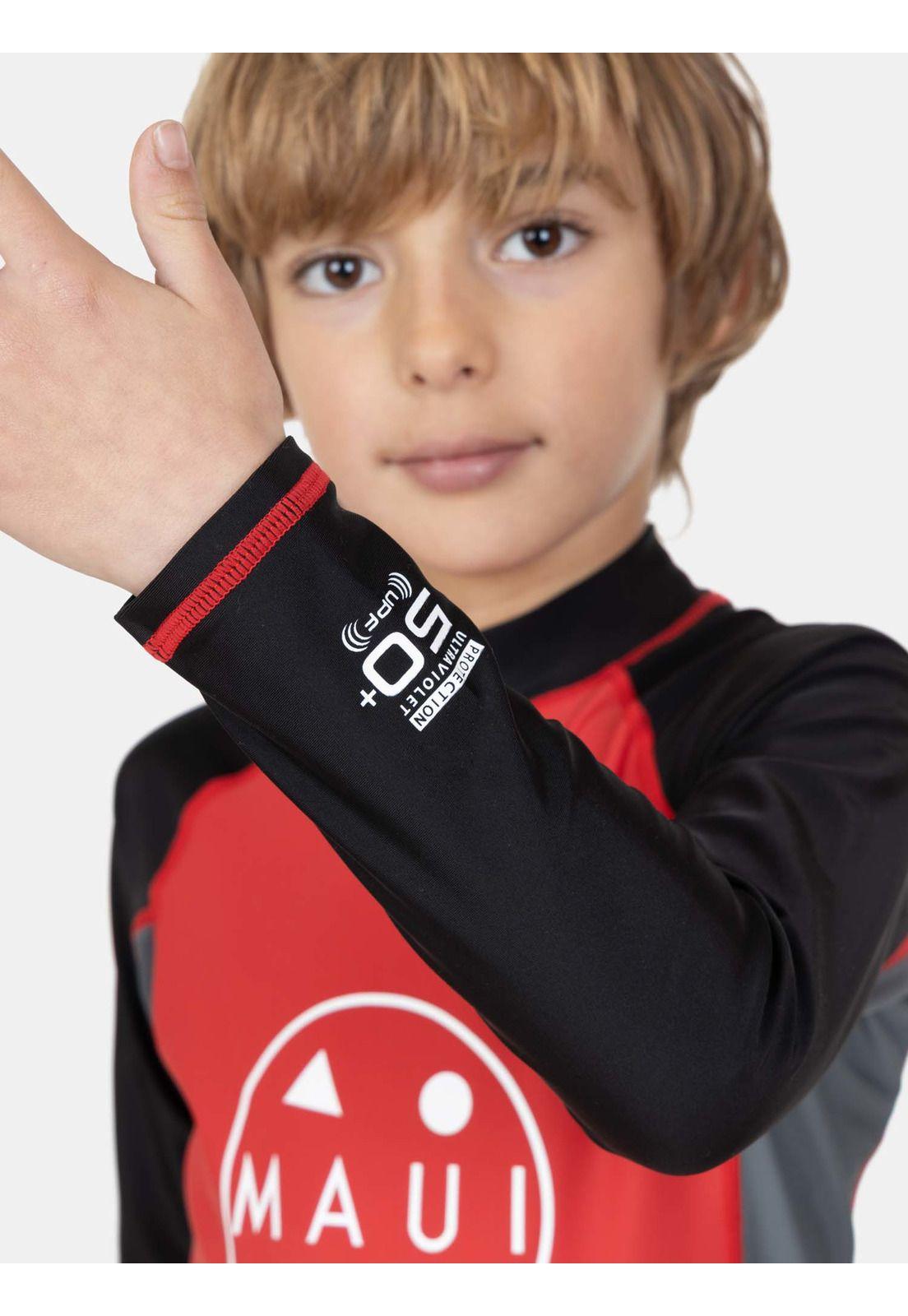 Polera UVP Haury Rojo Infantil Maui And Sons-2