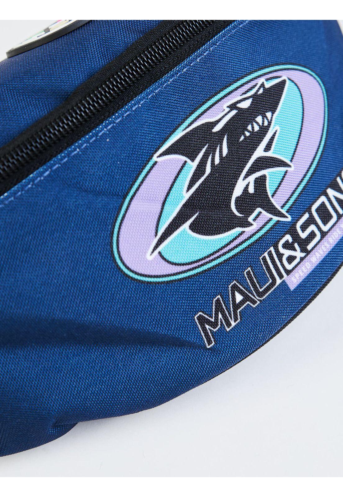 Banano Oval Shark Azul Infantil Maui And Sons-2