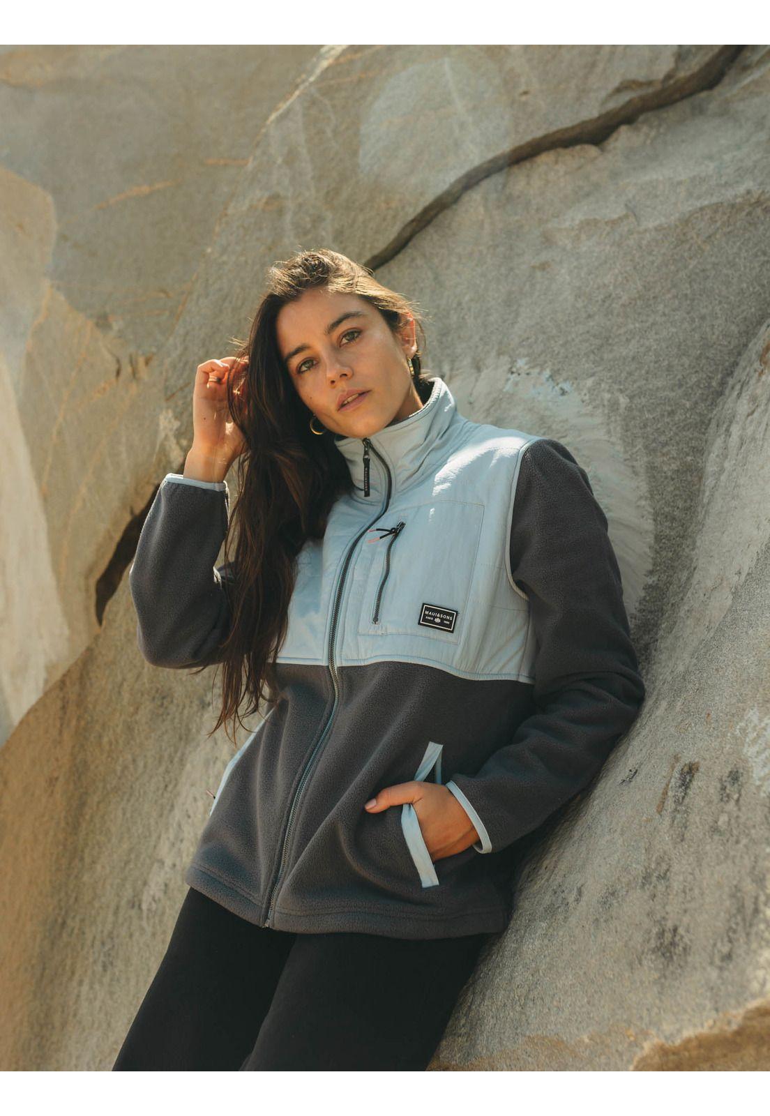 Poleron Polar Quite Gris Mujer Maui And Sons-0