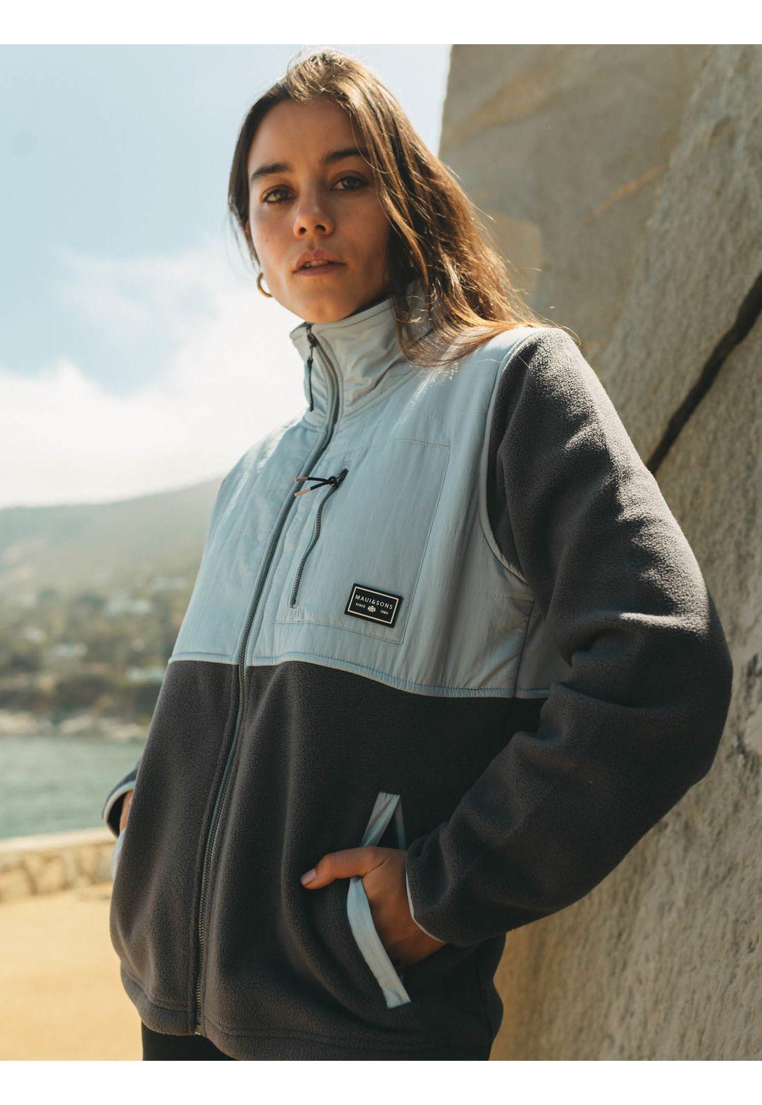 Poleron Polar Quite Gris Mujer Maui And Sons-2