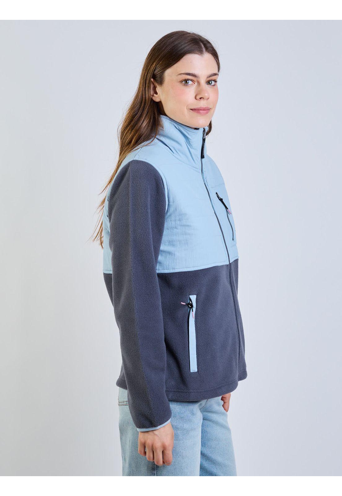 Poleron Polar Quite Gris Mujer Maui And Sons-4