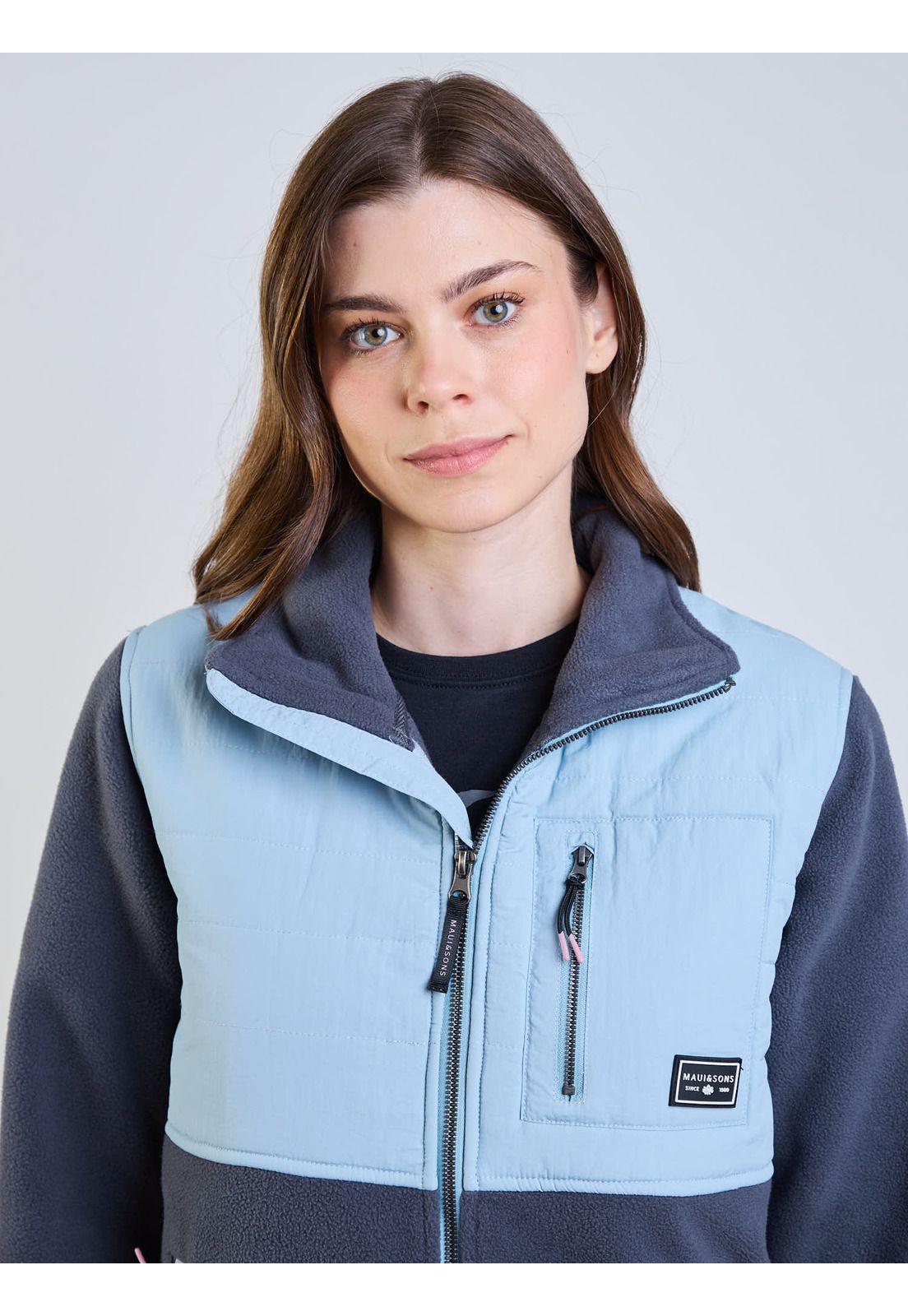 Poleron Polar Quite Gris Mujer Maui And Sons-6