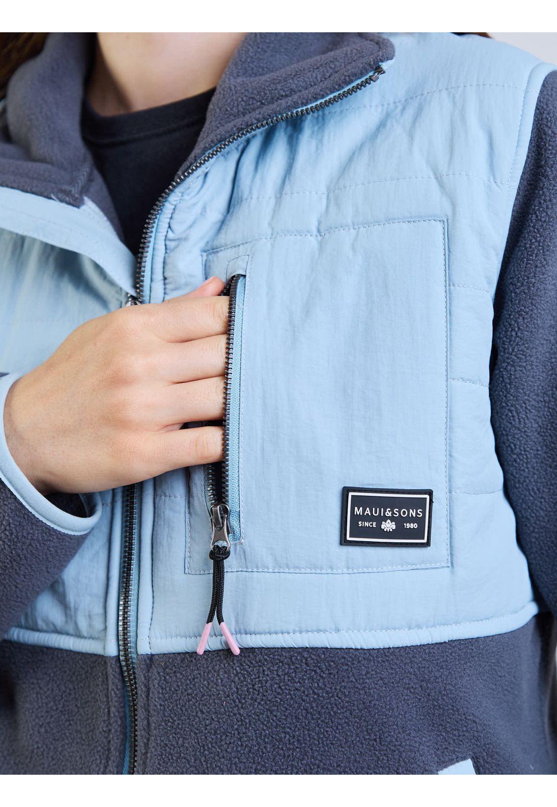 Poleron Polar Quite Gris Mujer Maui And Sons-7