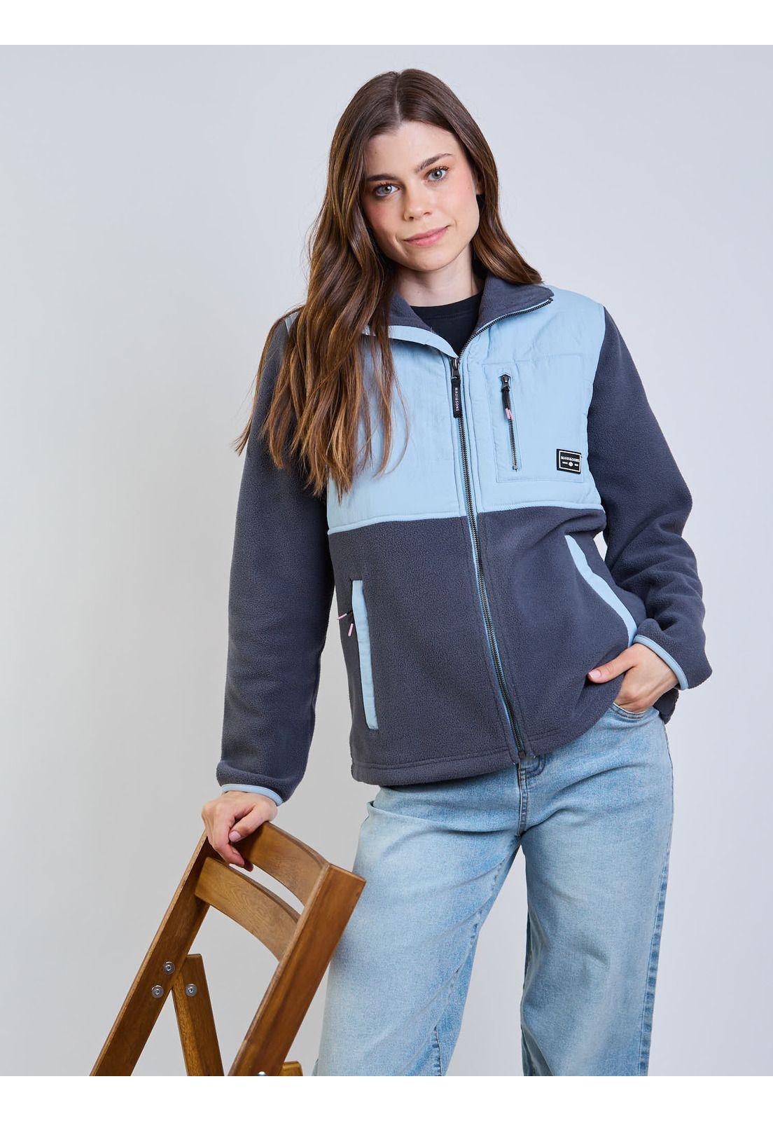 Poleron Polar Quite Gris Mujer Maui And Sons-9