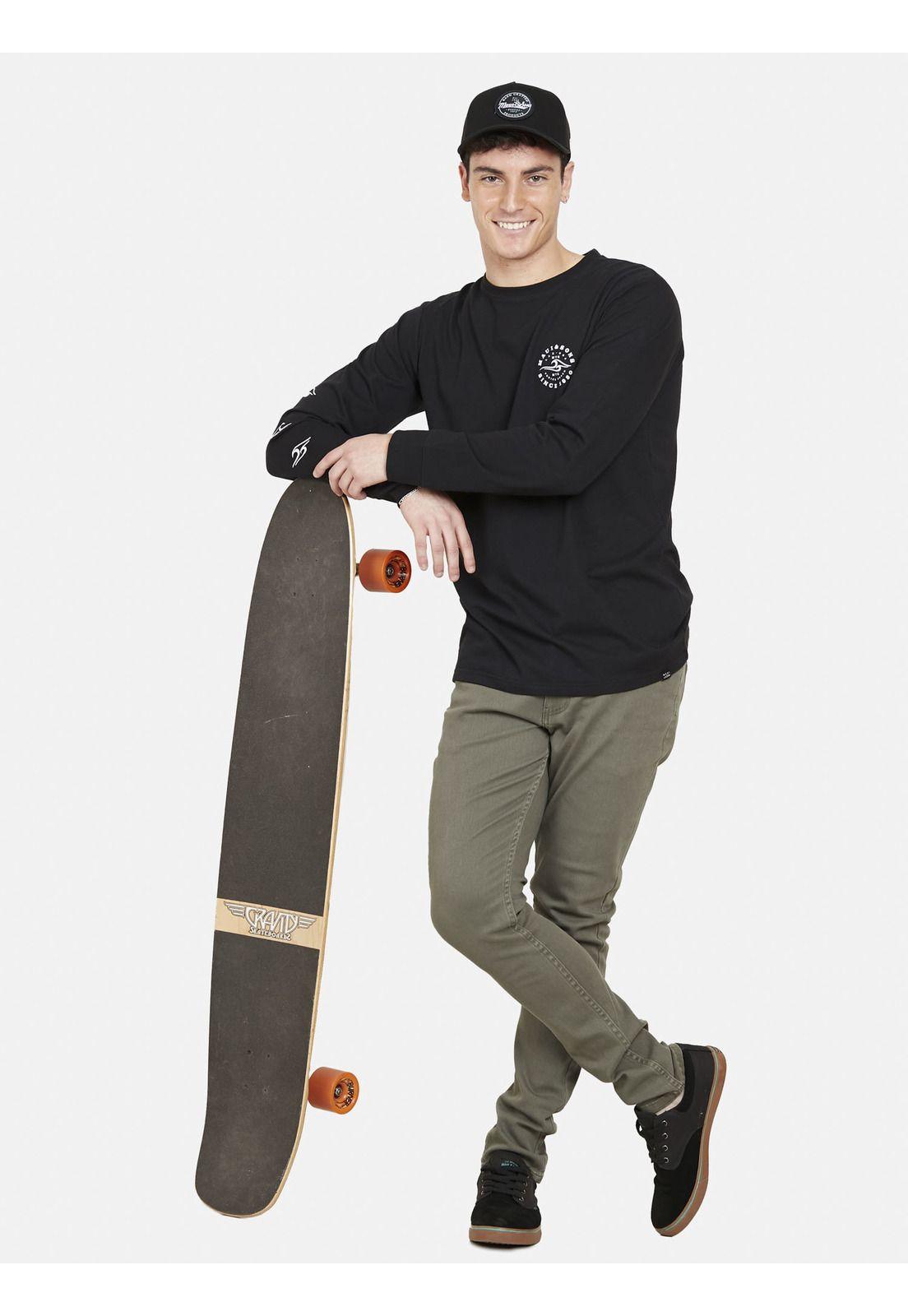 Polera WAVES 1780 Hombre Negro Maui and Sons-3