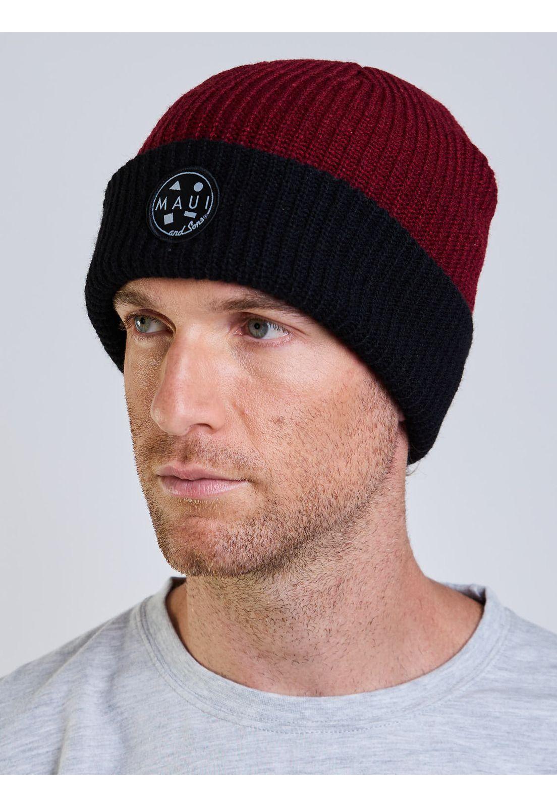 Gorro Bluzen Burdeo Hombre Maui And Sons-1