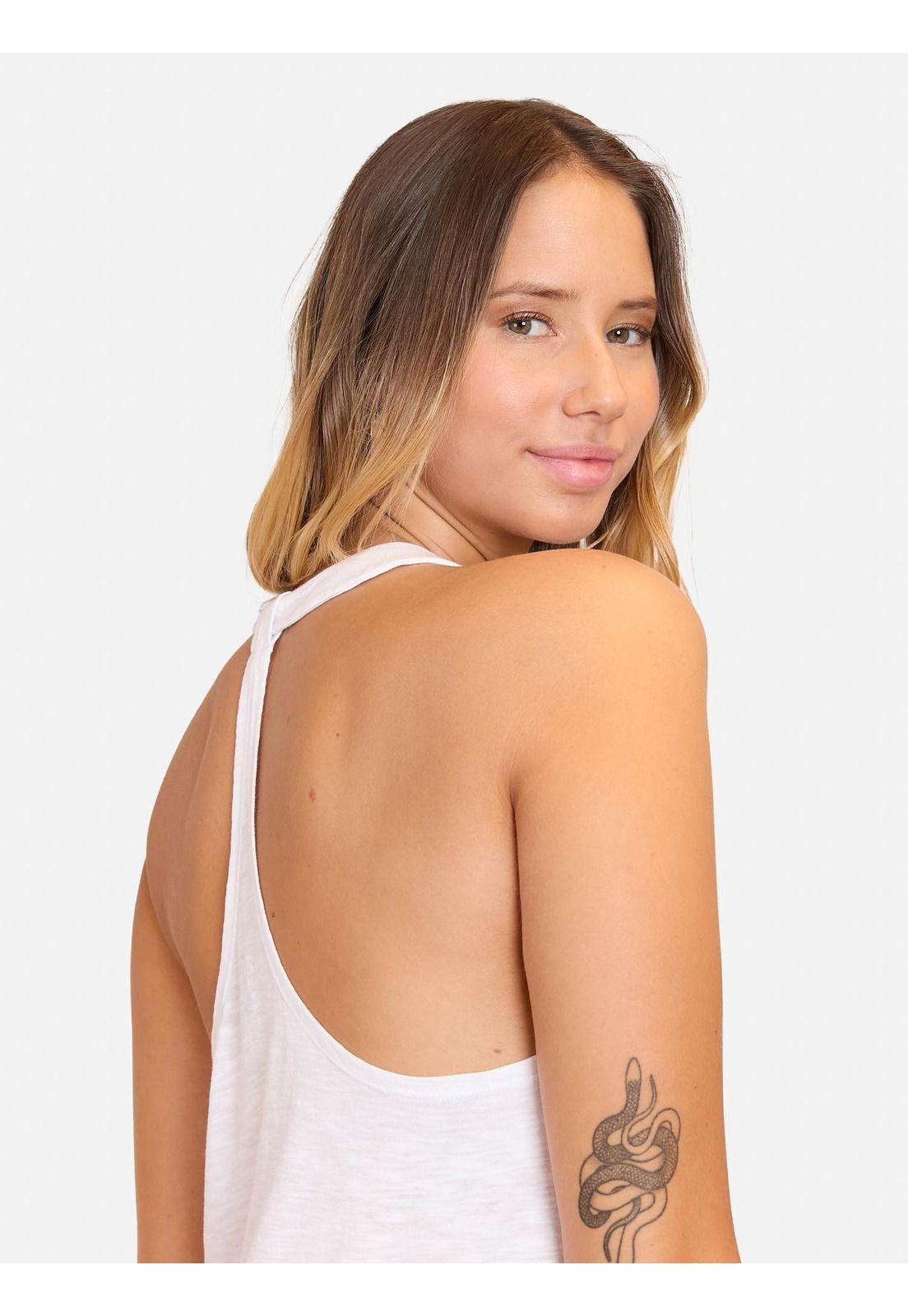 Polera MC Burbank Blanco Mujer Maui And Sons-3