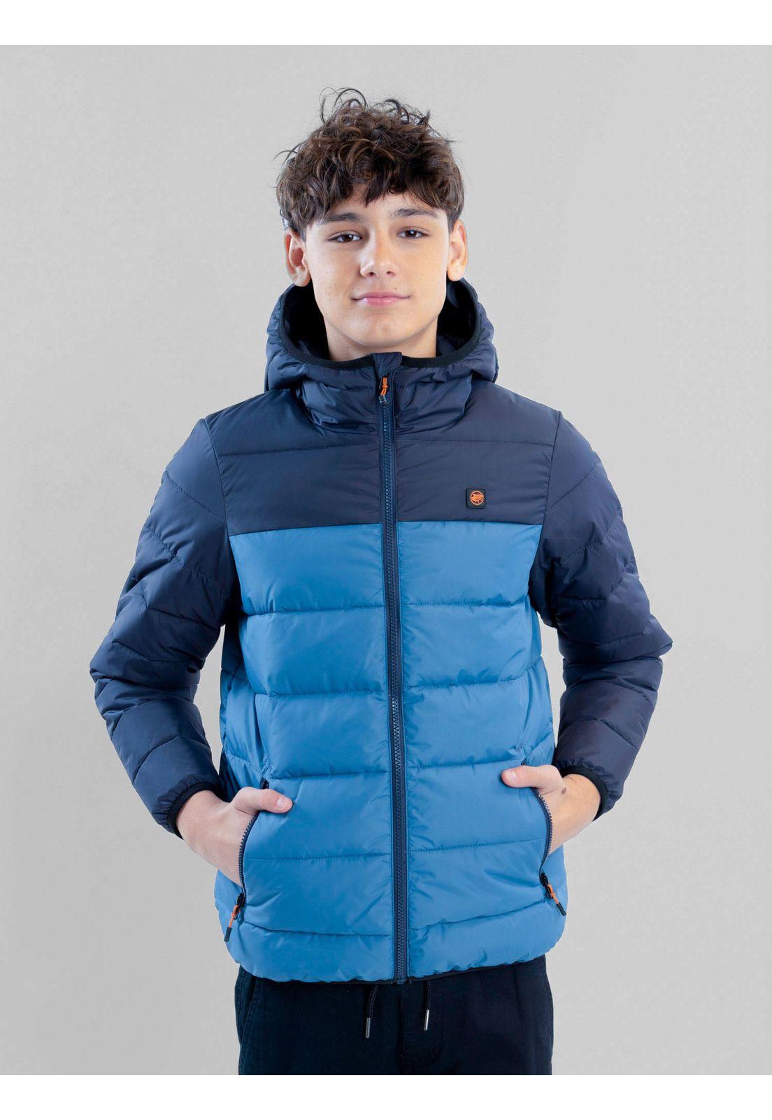 Parka Seeker Celeste Infantil Maui And Sons-0