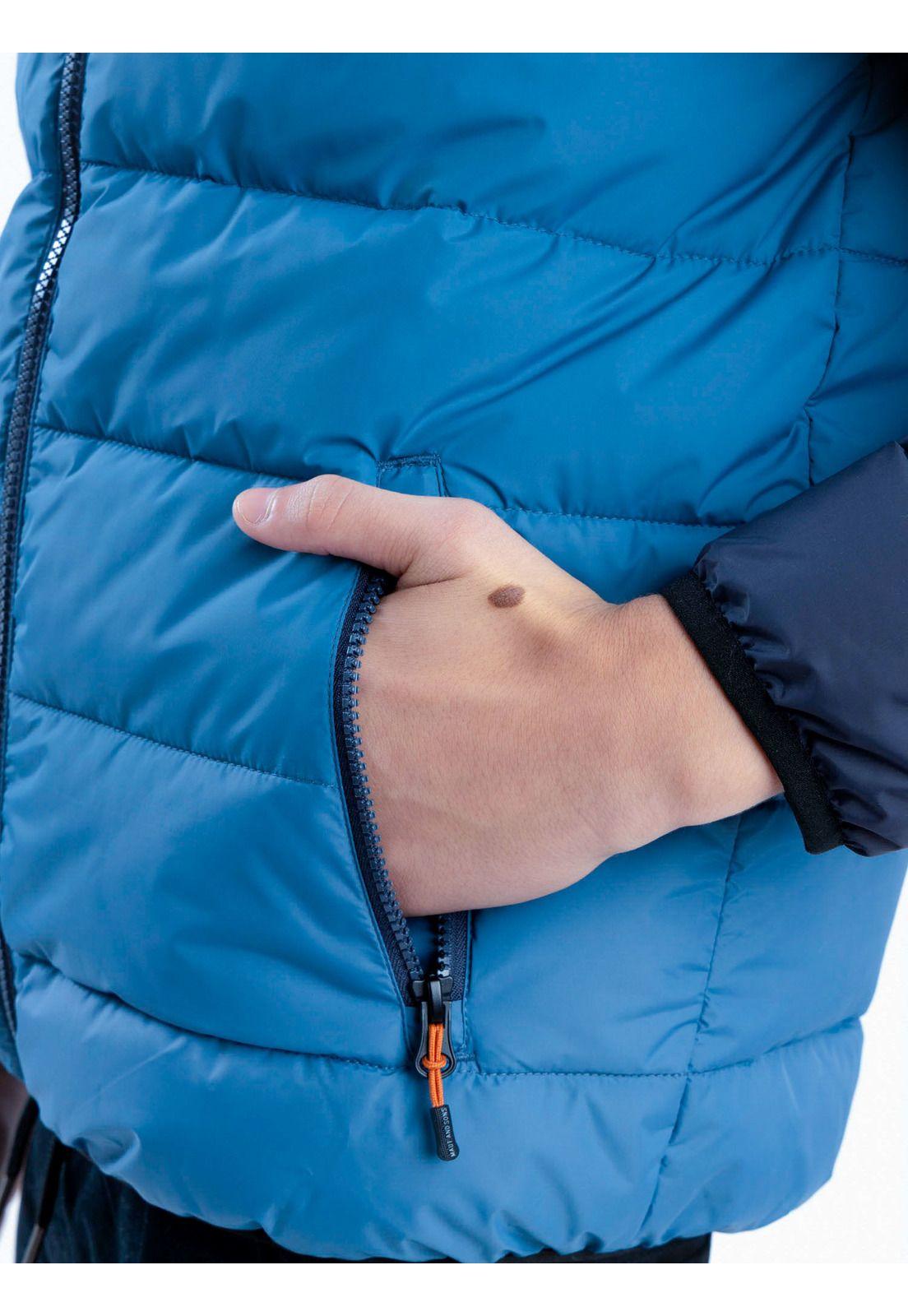 Parka Seeker Celeste Infantil Maui And Sons-4