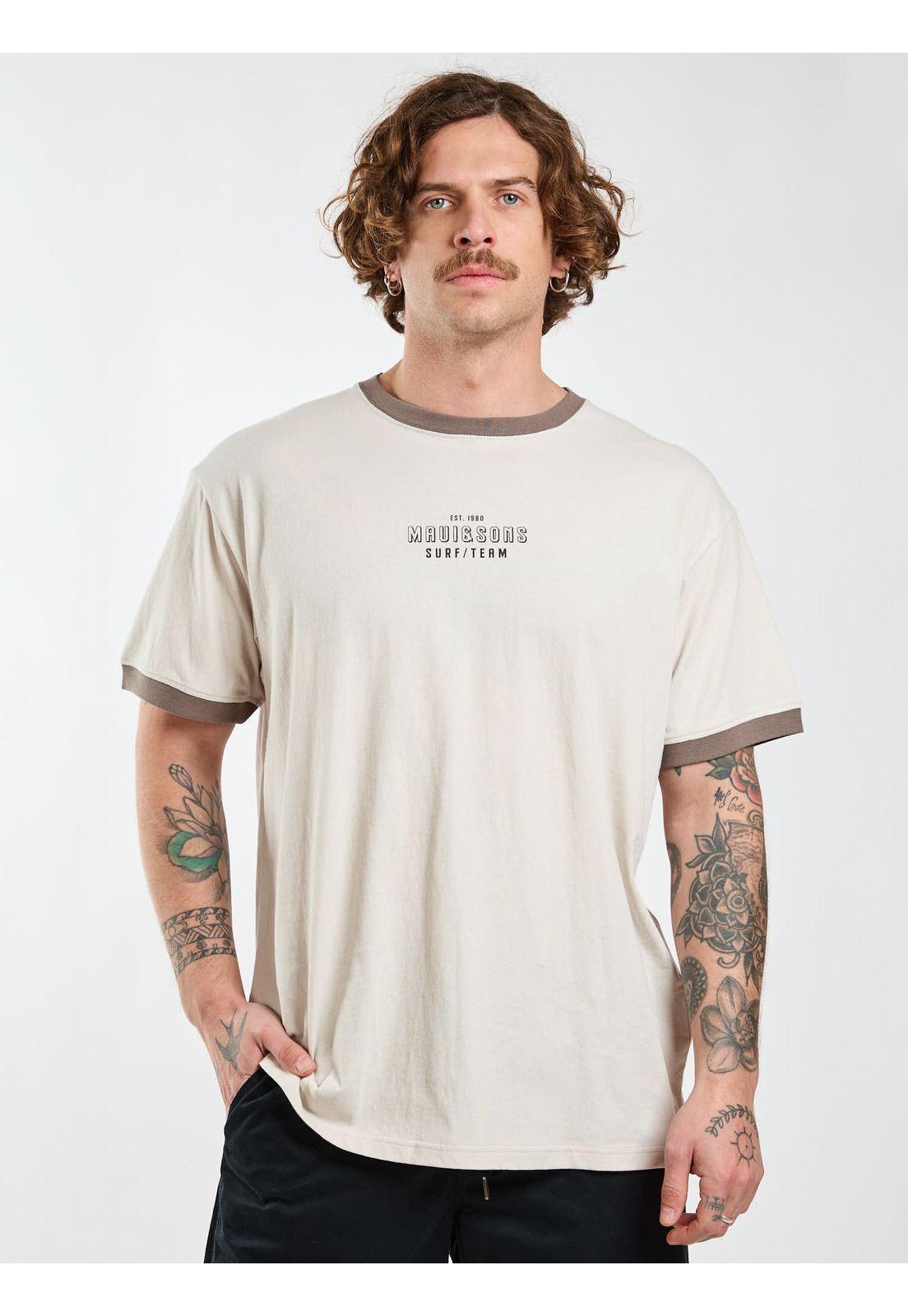 Polera MC Surfside Blanco Hombre Maui and Sons-5