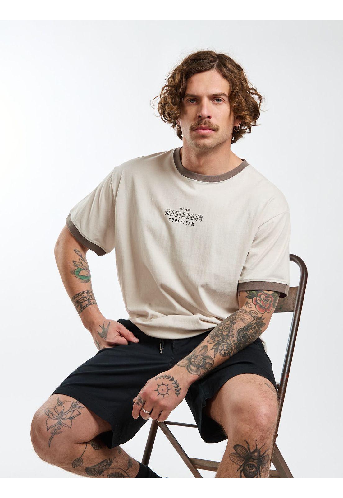 Polera MC Surfside Blanco Hombre Maui and Sons-6