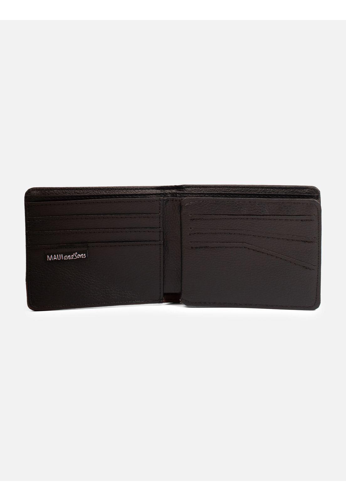 Billetera retro  Negro Hombre Maui And Sons-3