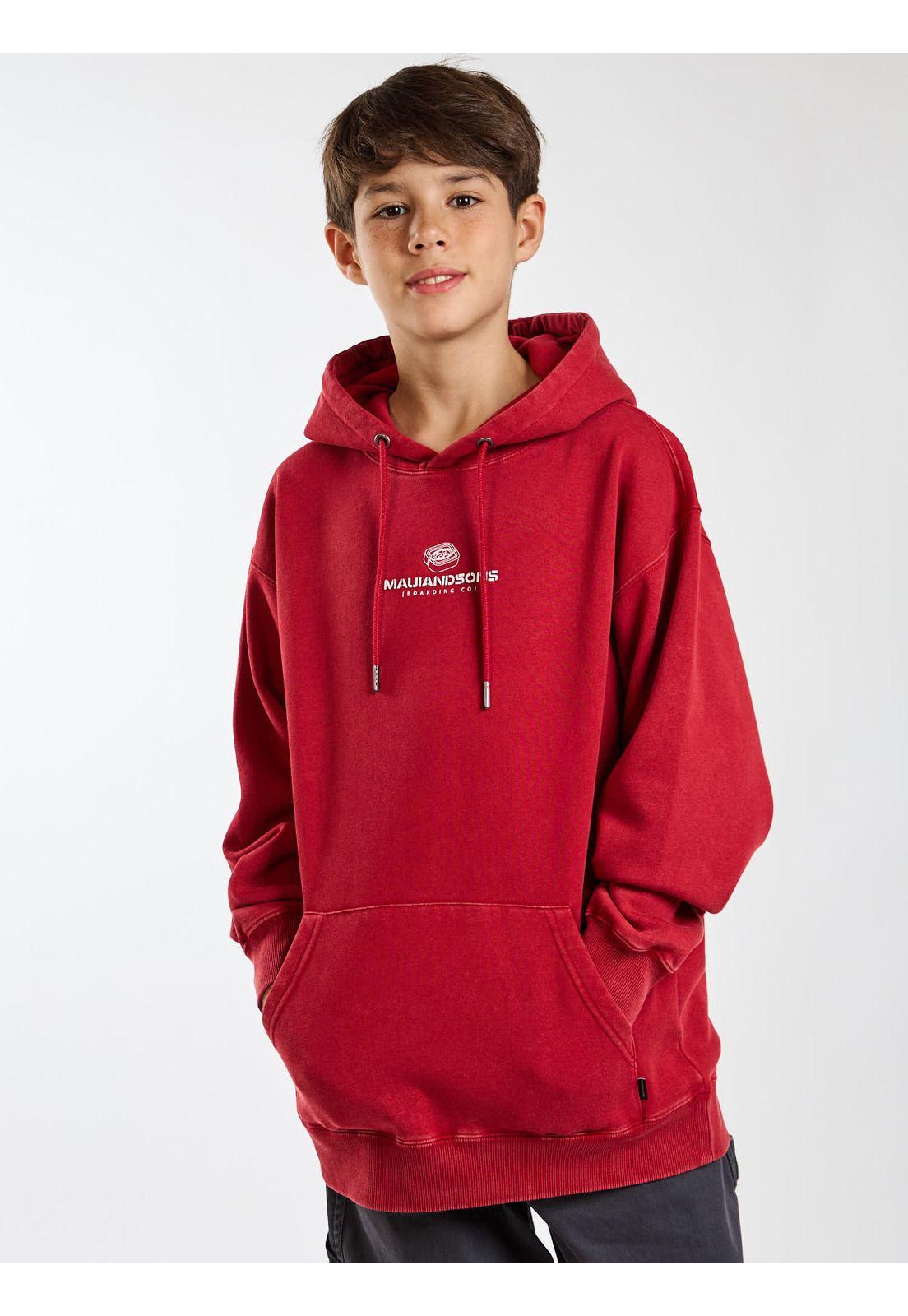 Poleron Canguro Kokua Rojo Infantil Maui and Sons-5