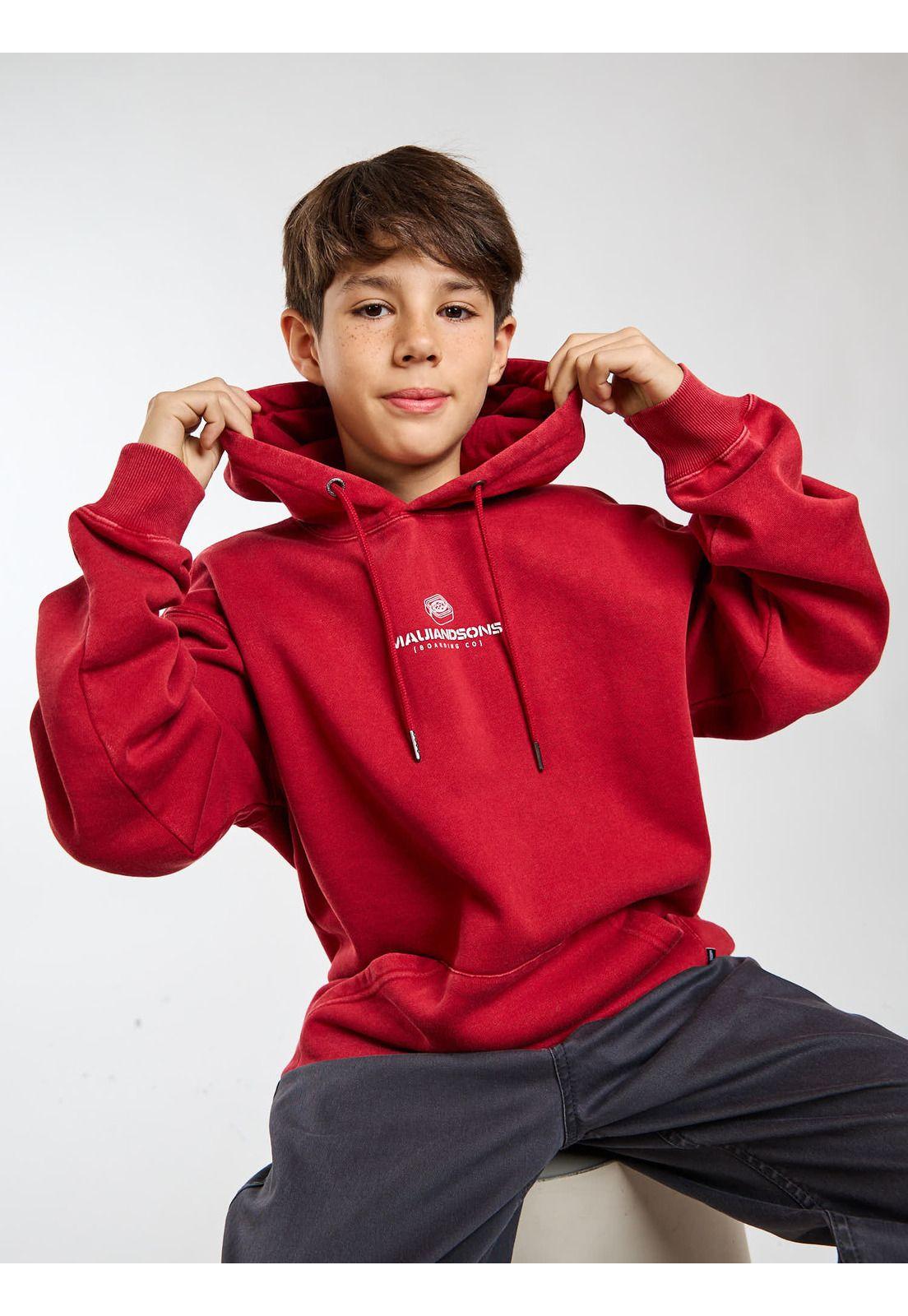 Poleron Canguro Kokua Rojo Infantil Maui and Sons-6