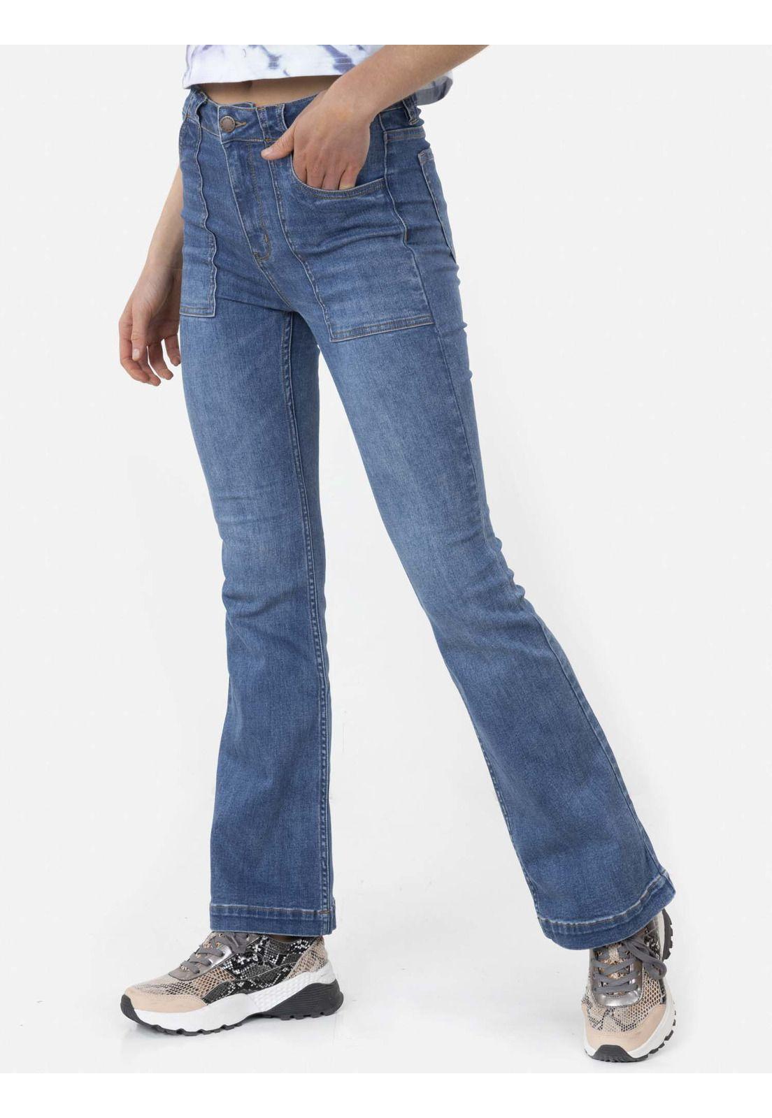 Jeans BLUE FASHION Mujer Azul Maui and Sons-0