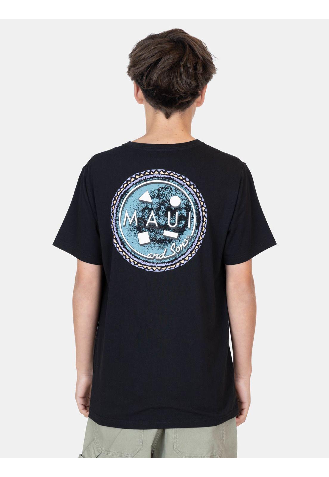 Polera MC Marealux Negro Infantil Maui And Sons-1
