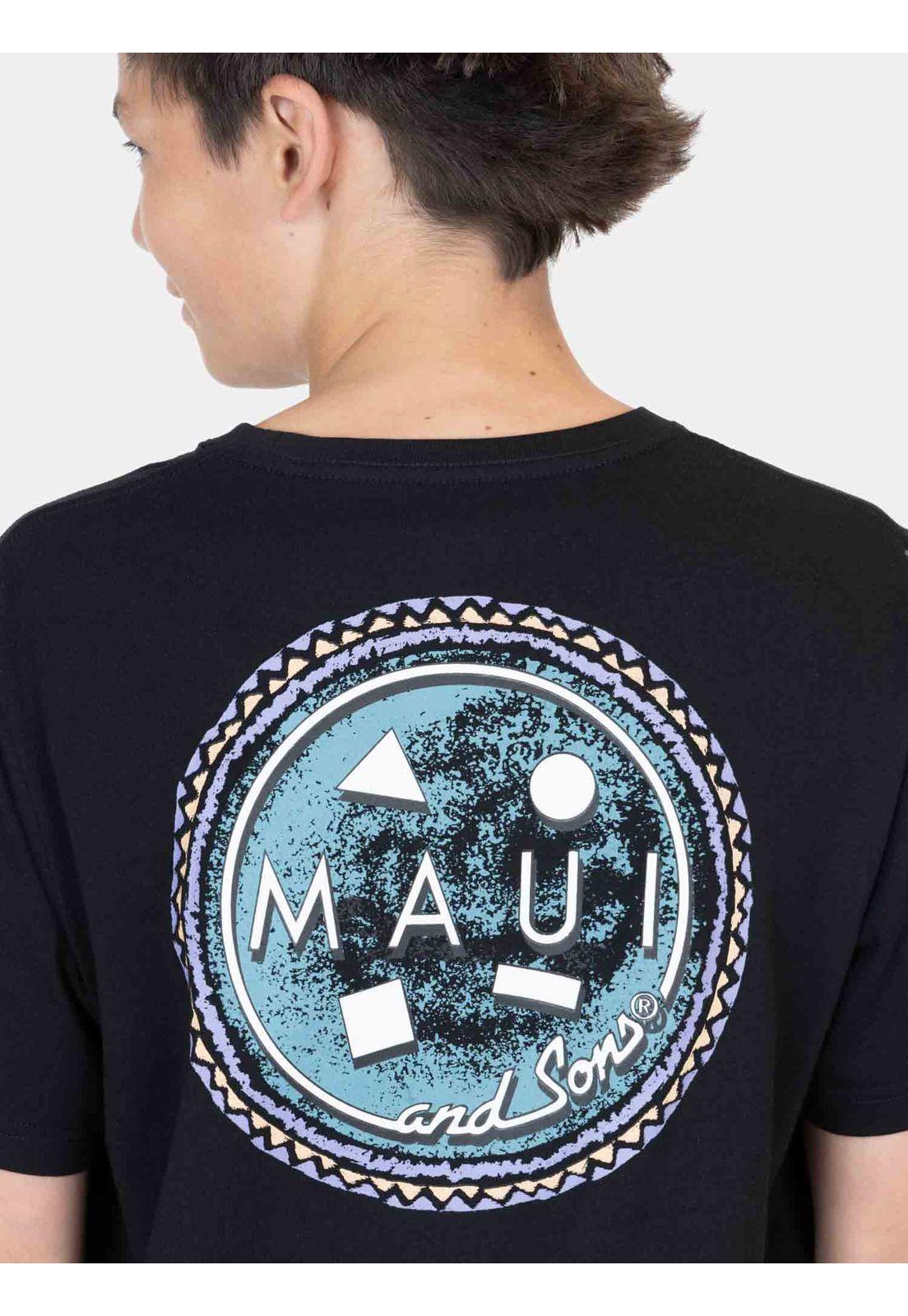 Polera MC Marealux Negro Infantil Maui And Sons-2