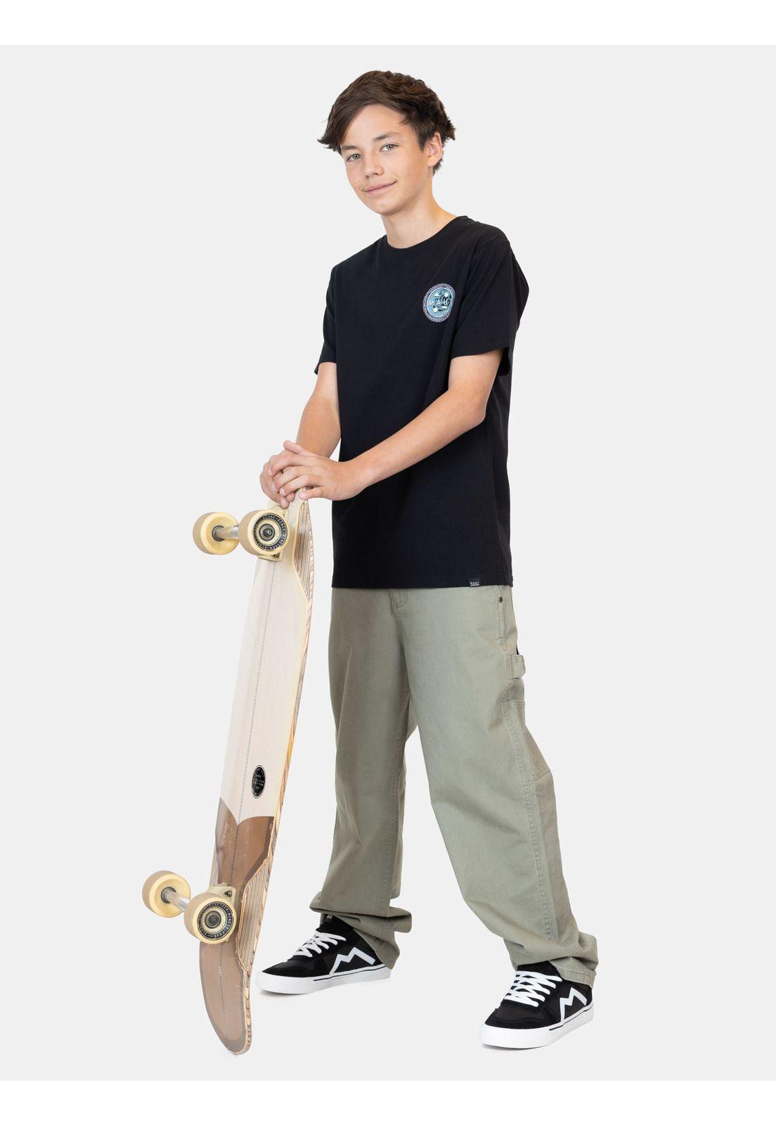 Polera MC Marealux Negro Infantil Maui And Sons-3