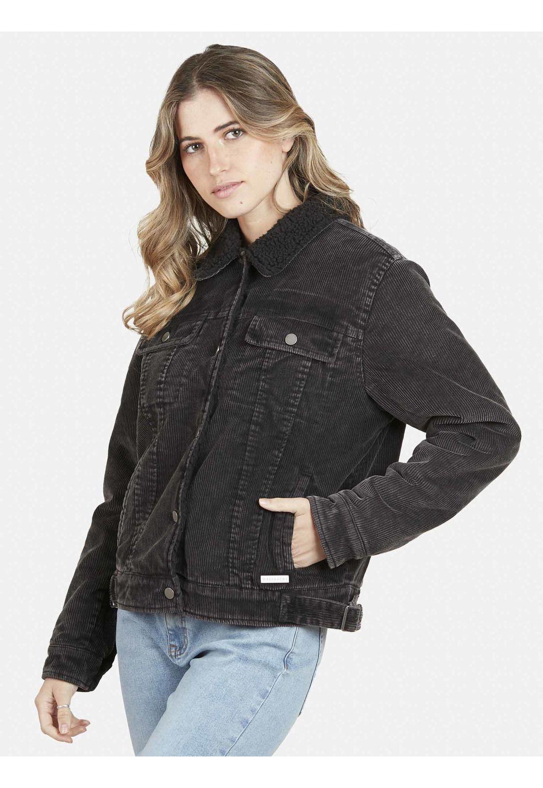 Casaca ANEZKA Mujer Negro Maui and Sons-0