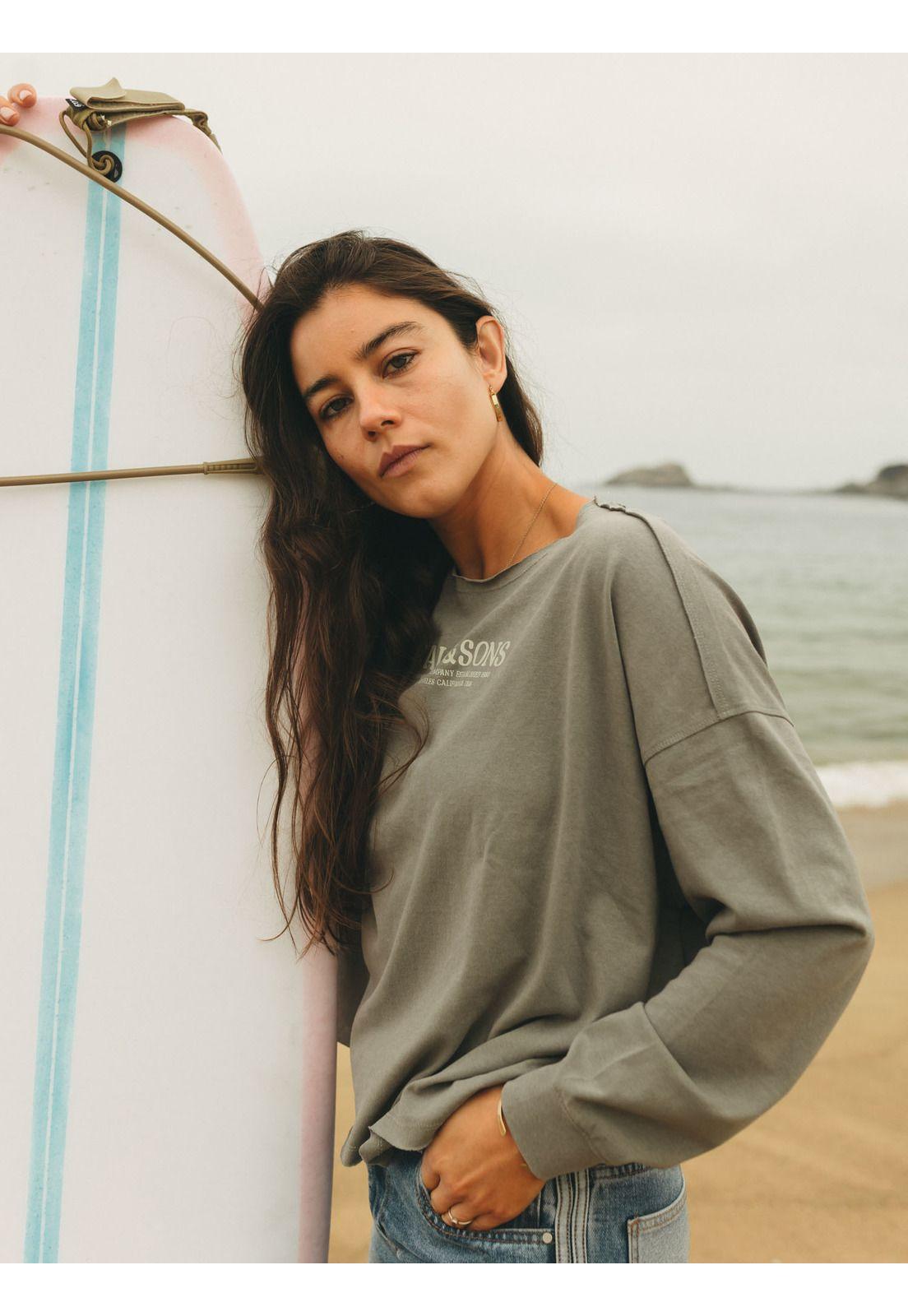 Polera ML Gorgoña Verde Mujer Maui And Sons-0