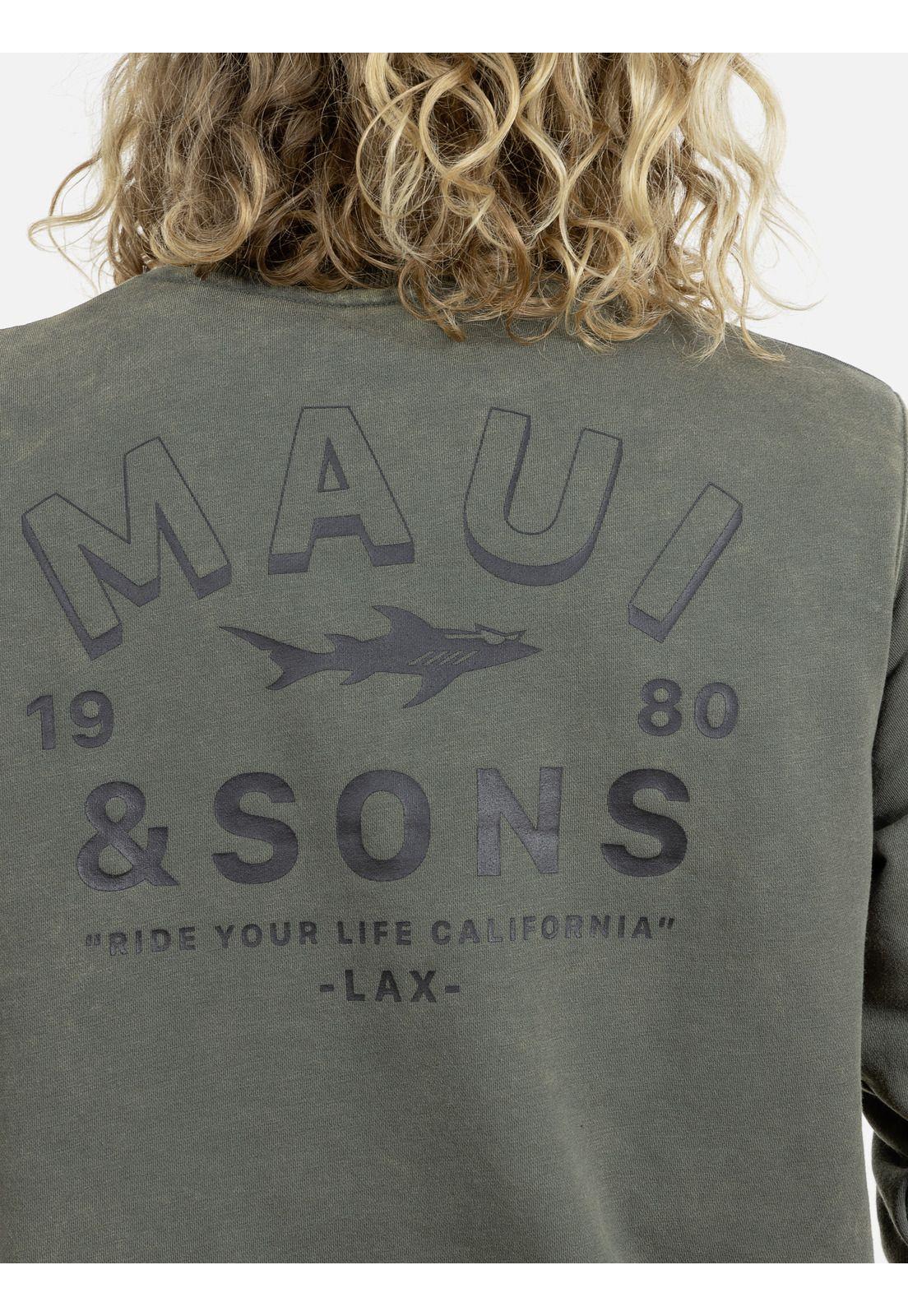 Poleron Hombre 5O425-MI21 Verde Maui and Sons-2