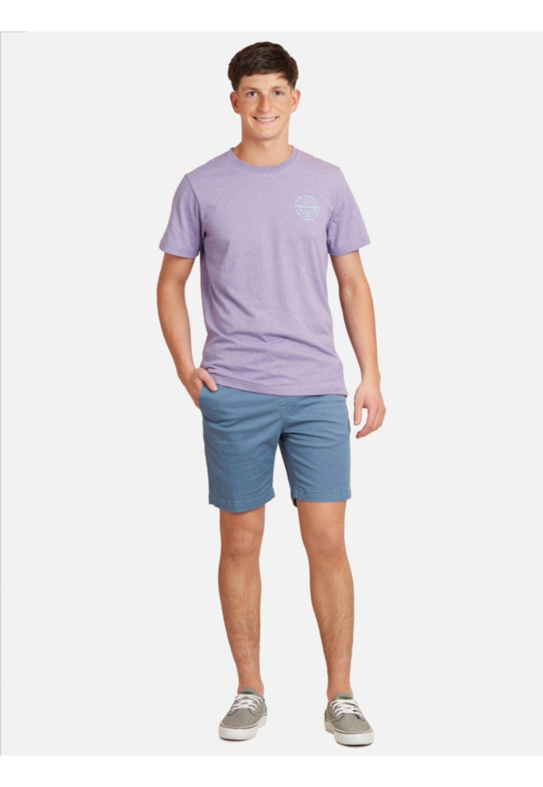 Polera Huntington Beach Juvenil Hombre Morado Maui And Sons-3