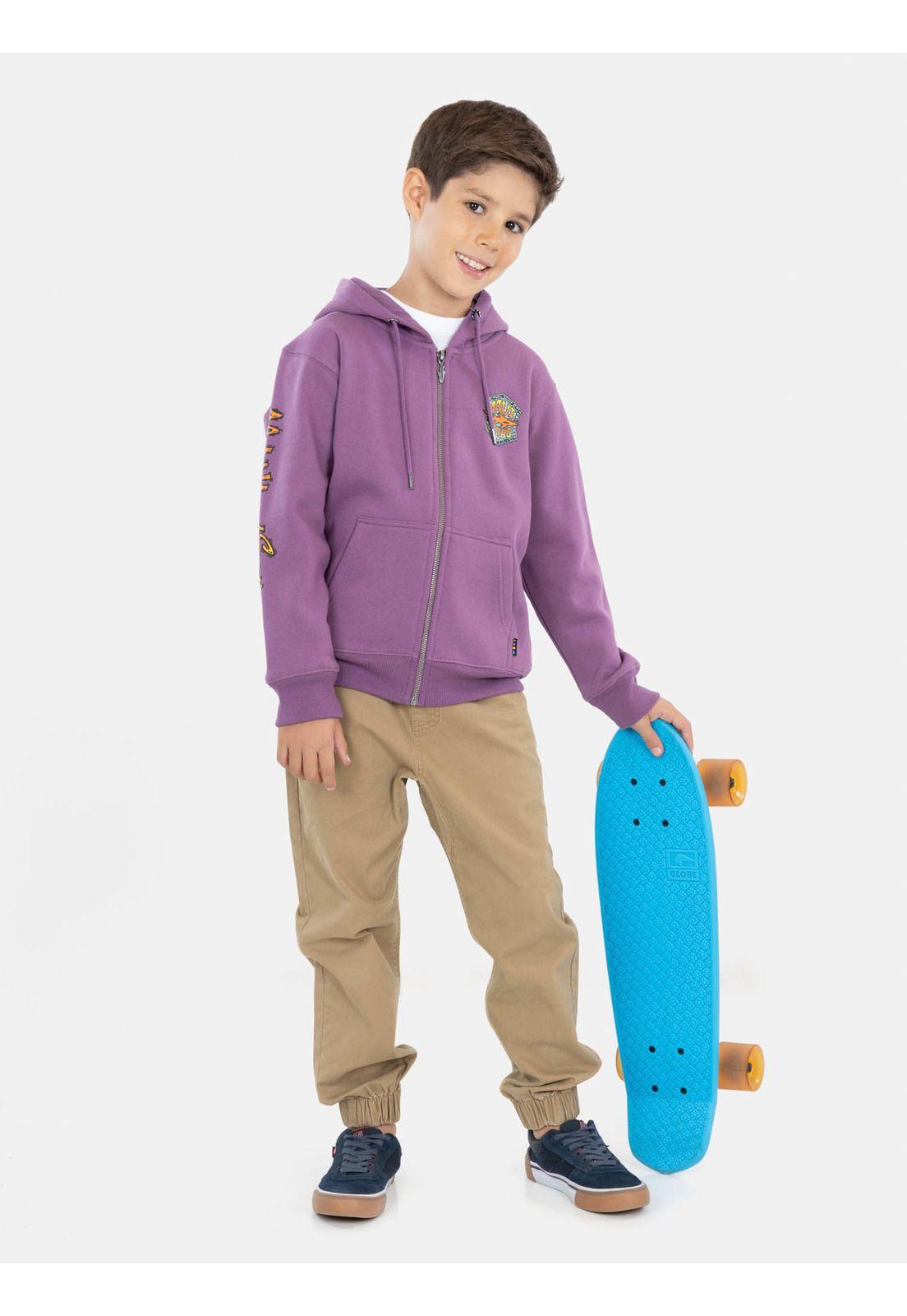 Poleron Original Surf Logo Burdeo Niño Maui And Sons-3