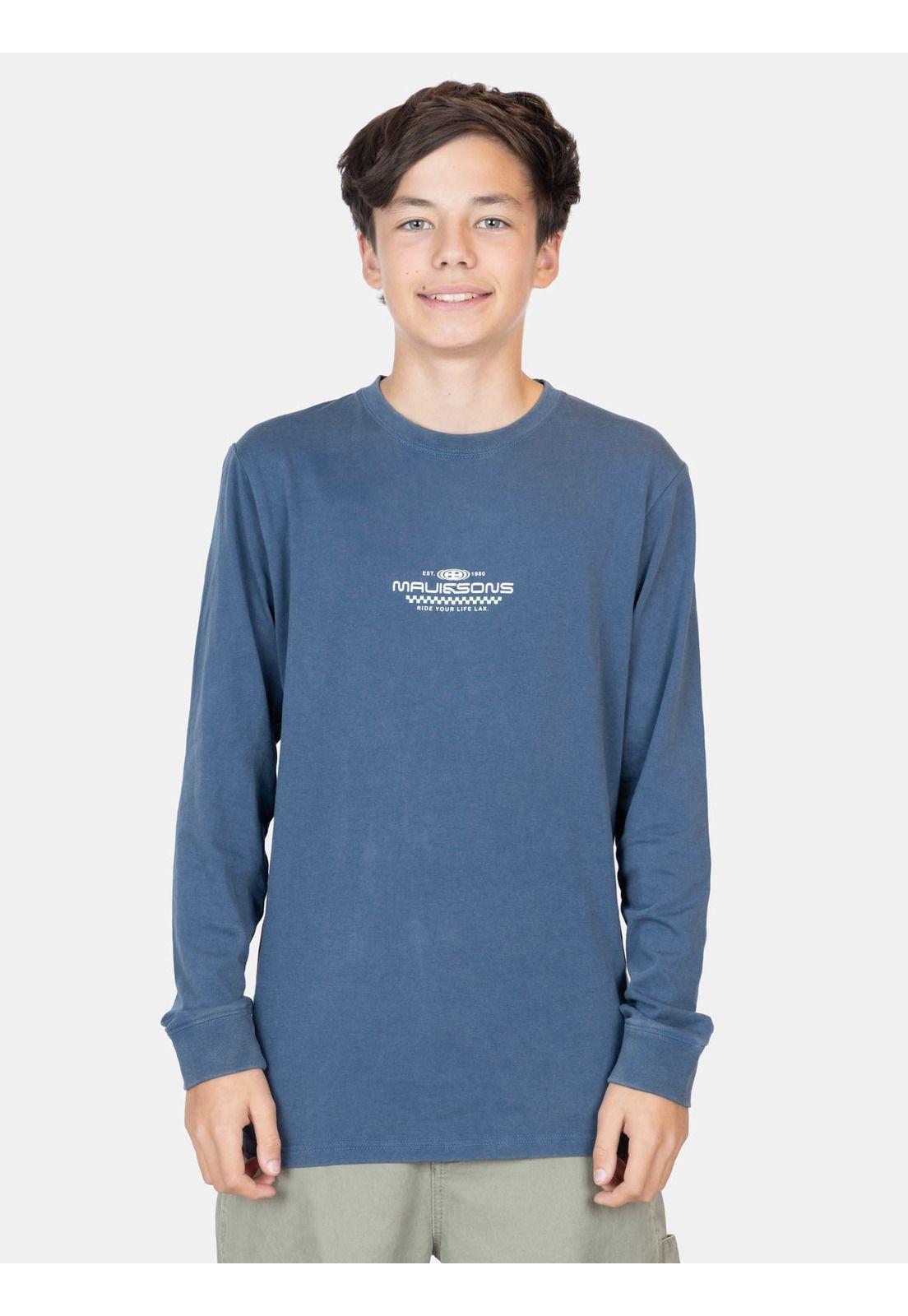 Polera ML Sunny Celeste Infantil Maui And Sons-0