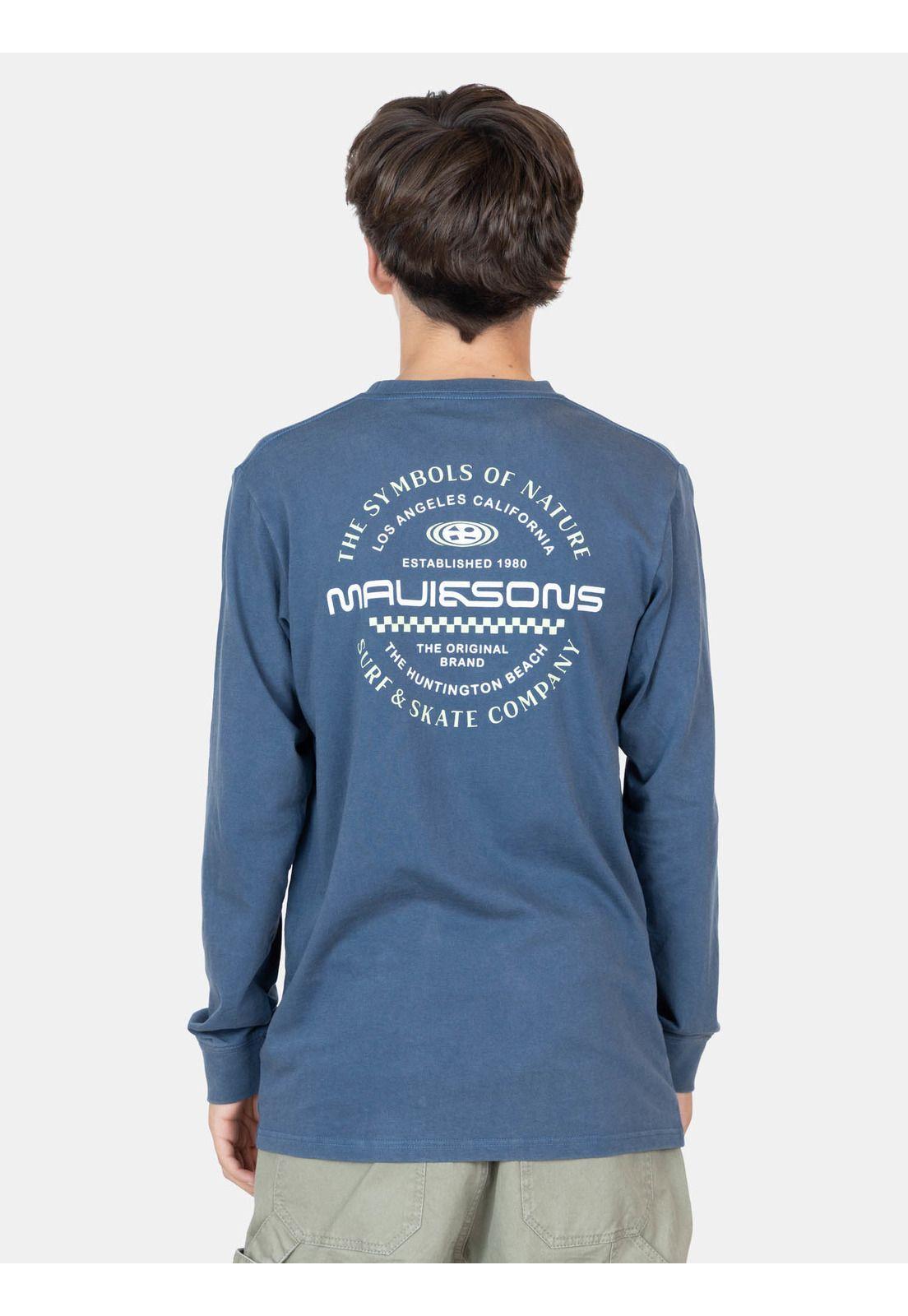 Polera ML Sunny Celeste Infantil Maui And Sons-1