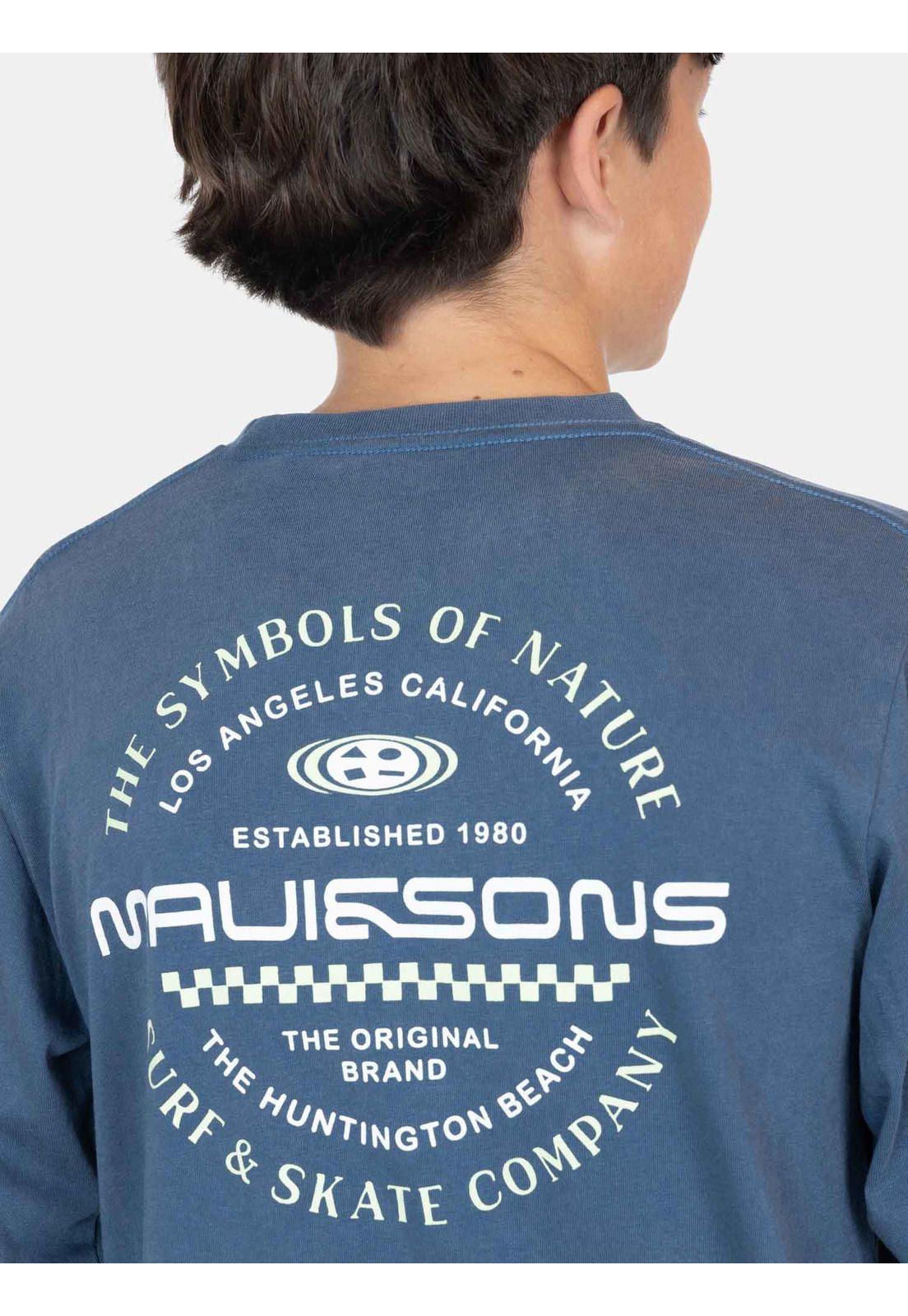 Polera ML Sunny Celeste Infantil Maui And Sons-2