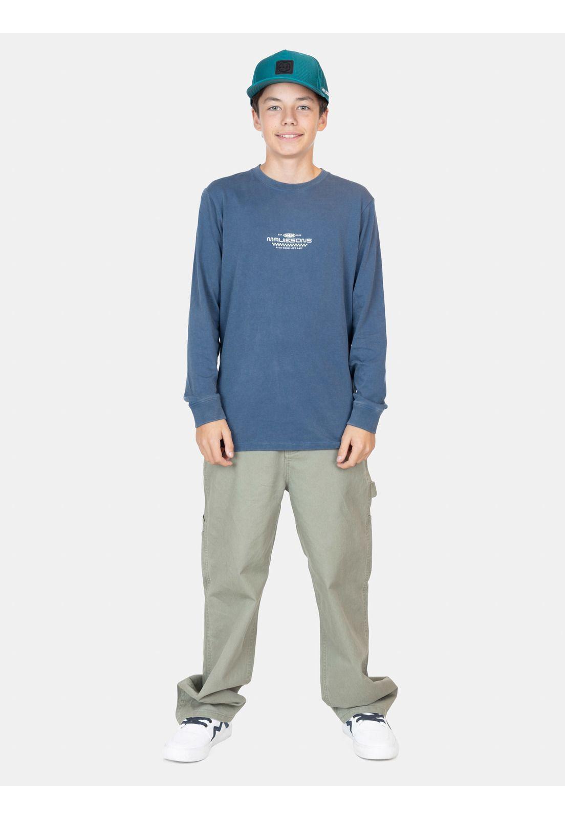 Polera ML Sunny Celeste Infantil Maui And Sons-3