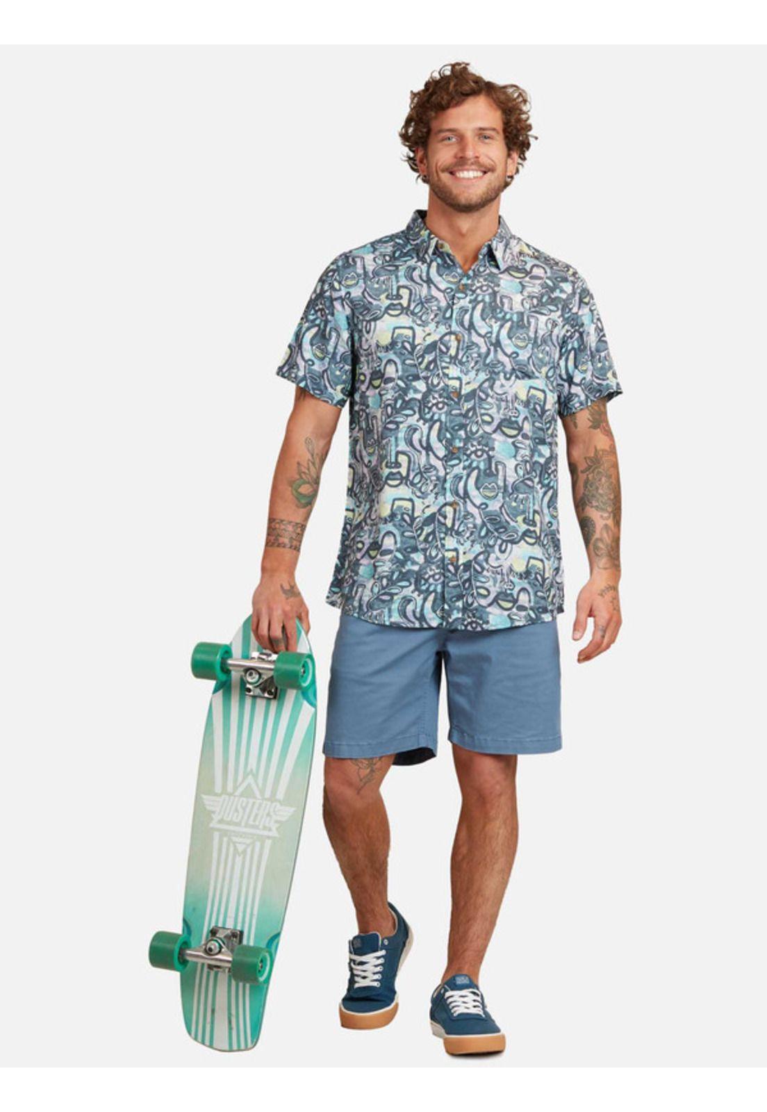 Camisa Mc 5C888 Hombre Multicolor Maui And Sons-3
