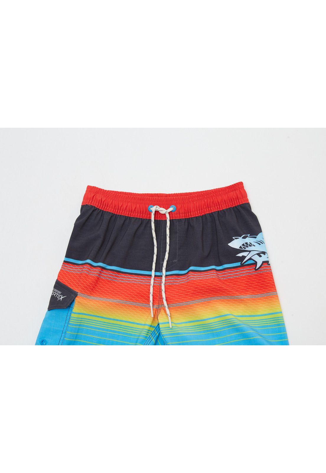 Traje de baño Niño Rojo-1