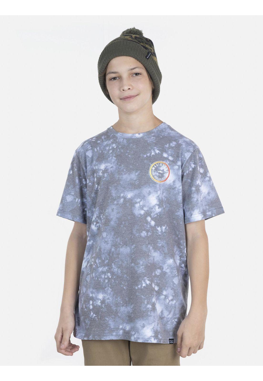 Polera Juvenil DARK TINT Multicolor Maui and Sons-0