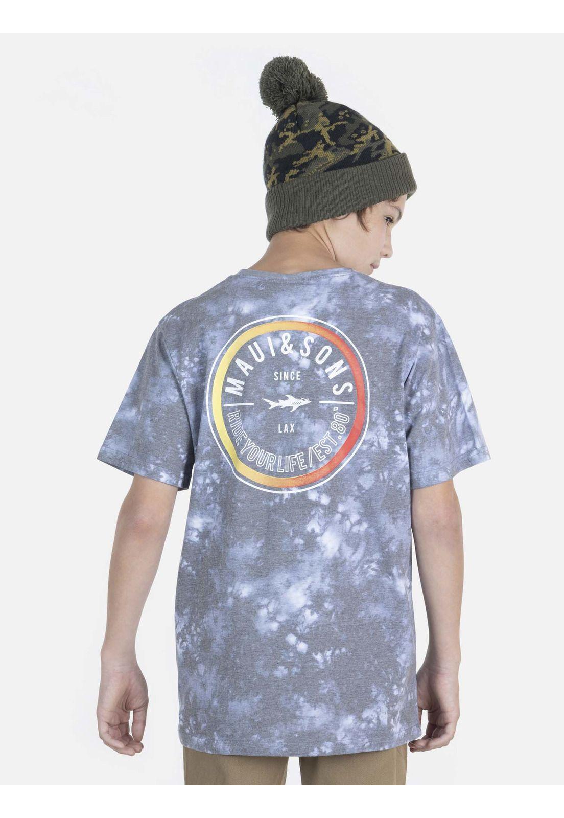 Polera Juvenil DARK TINT Multicolor Maui and Sons-1