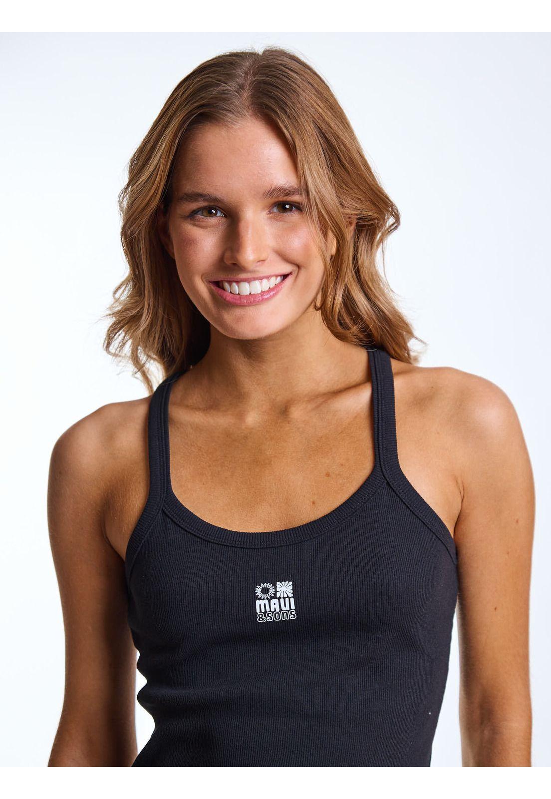Polera SM Sienna Negro Mujer Maui and Sons-3