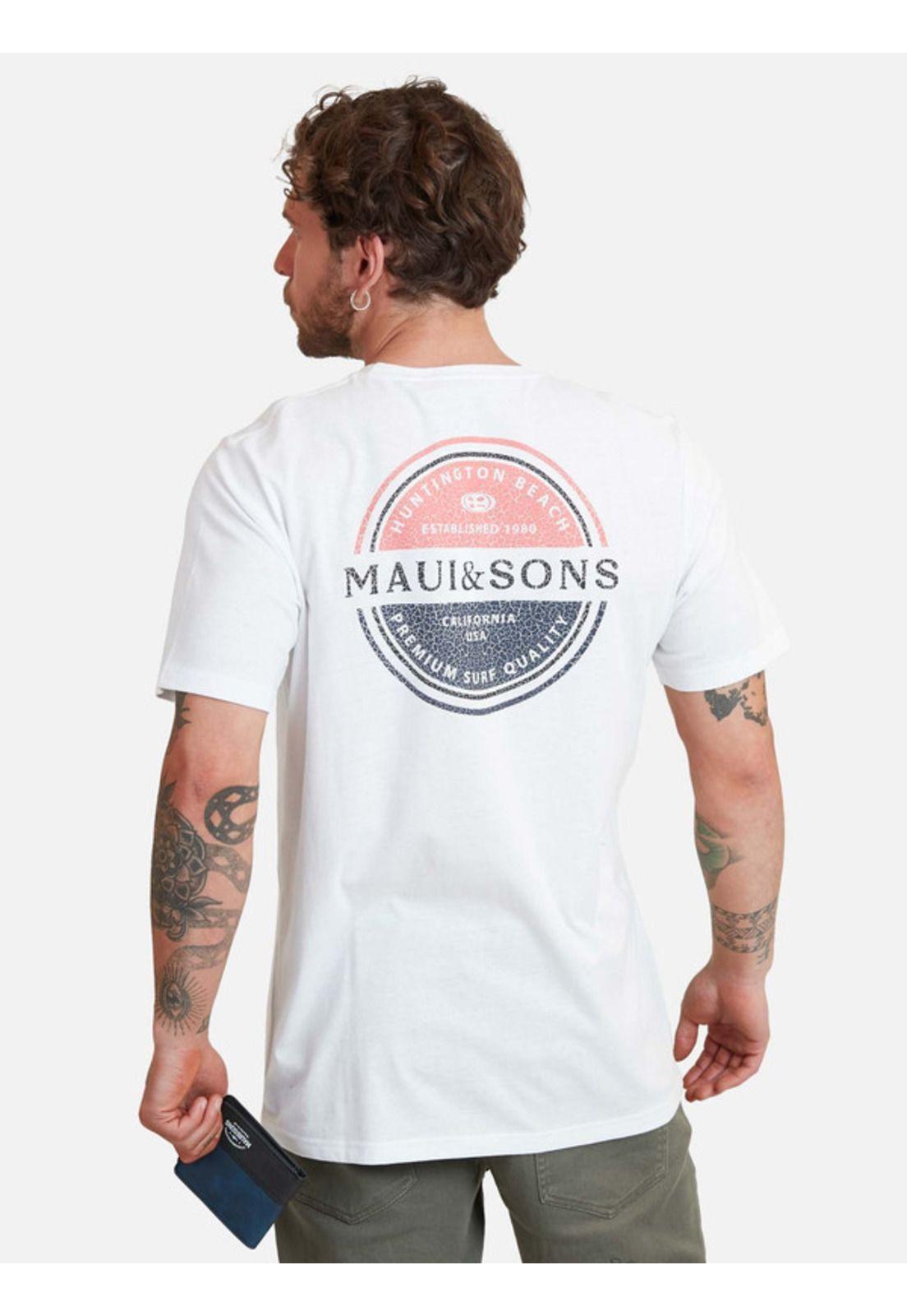 Pack Polera Billetera Blanco 5AV1762 Hombre Maui and sons-1