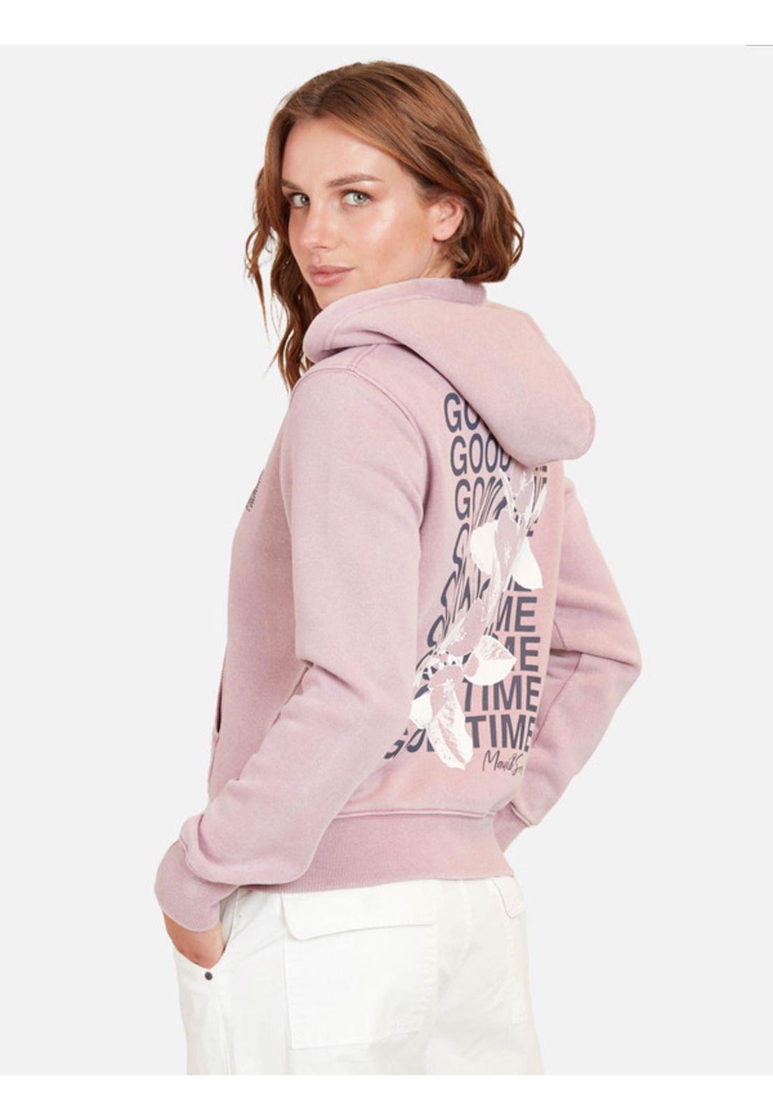 Poleron Good Time Mujer Rosado Maui And Sons-1