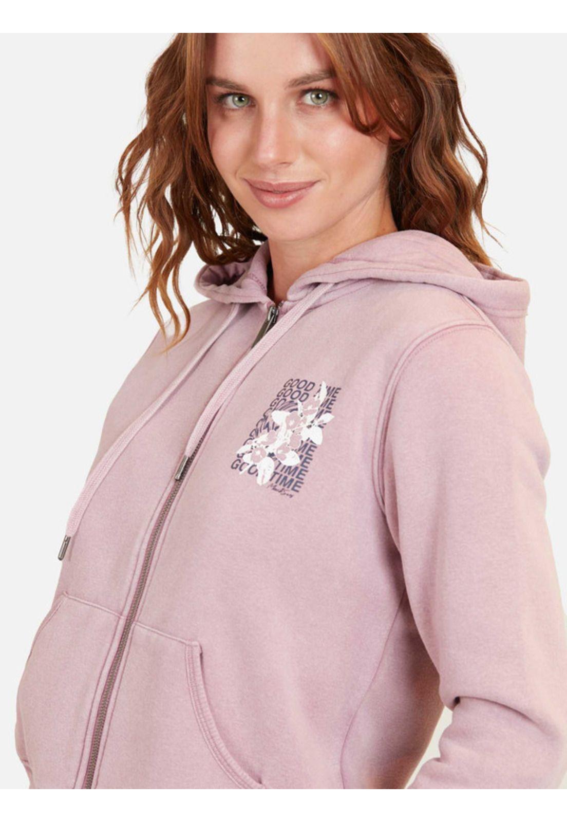 Poleron Good Time Mujer Rosado Maui And Sons-2